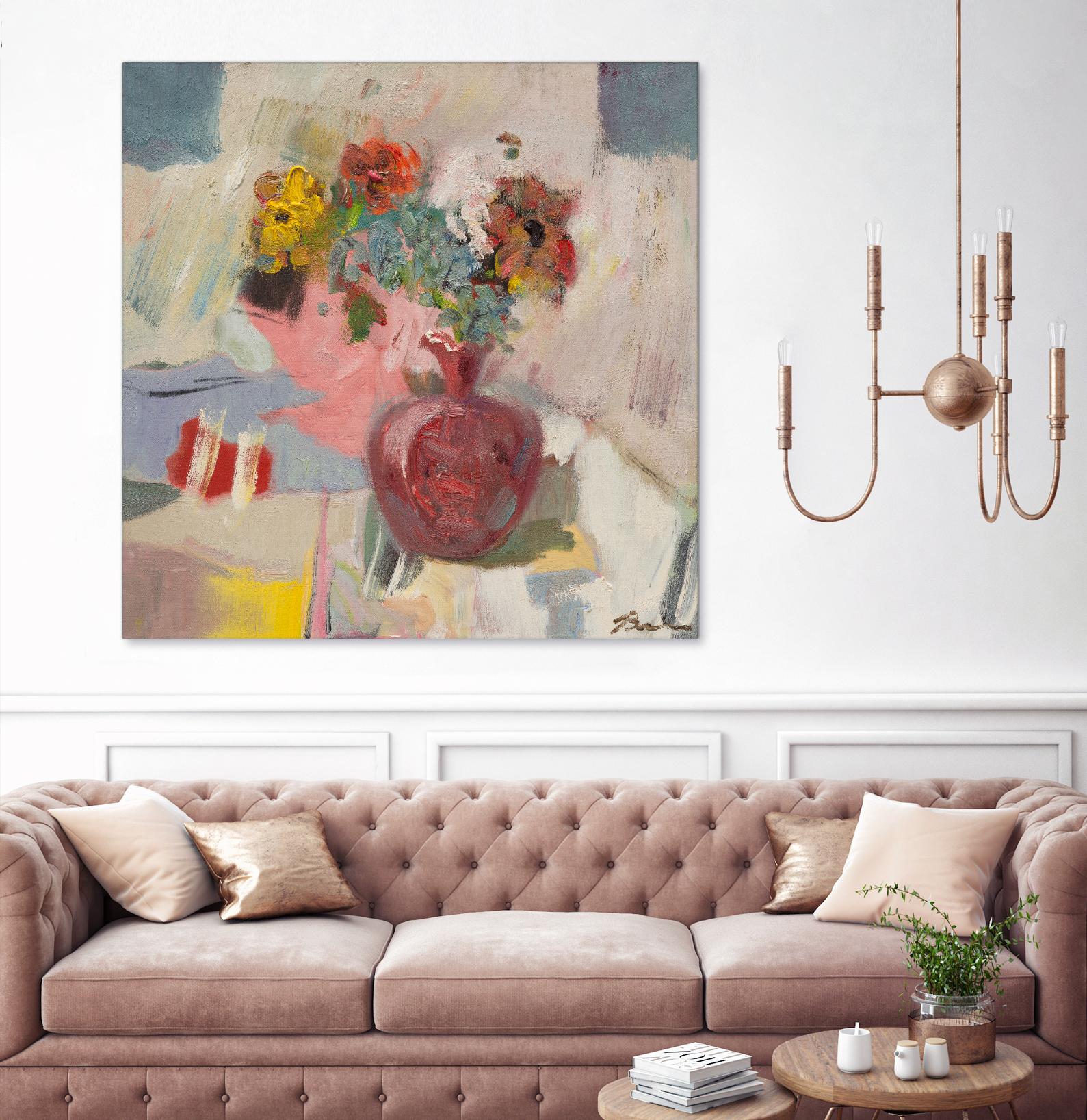 Candy Apple by Bradford Brenner on GIANT ART - pink florals