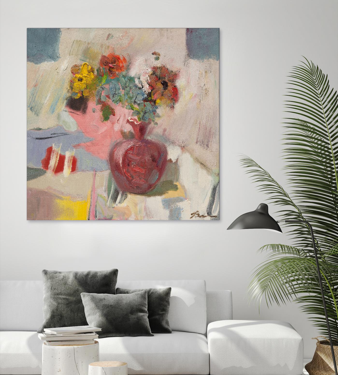 Candy Apple by Bradford Brenner on GIANT ART - pink florals