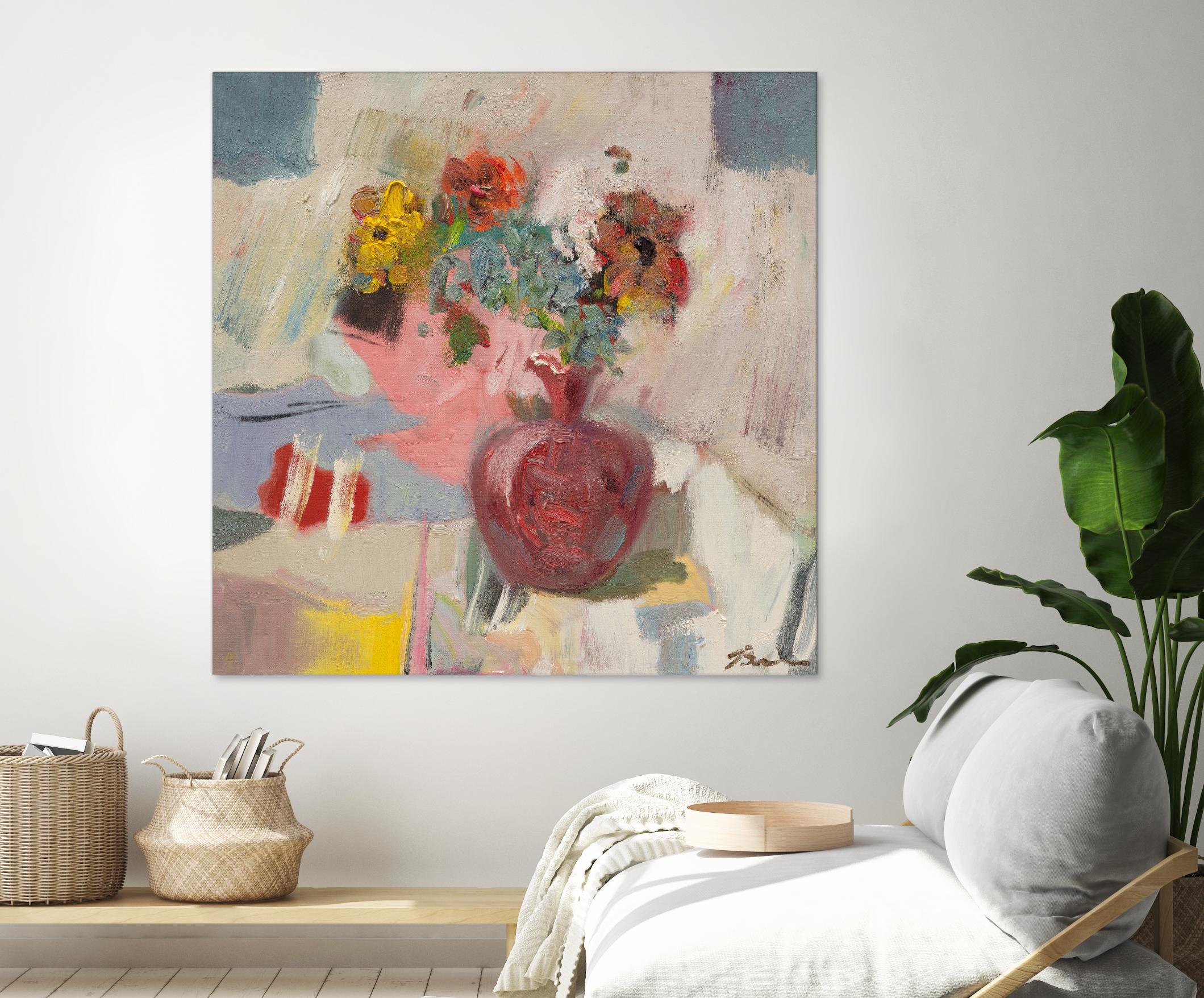 Candy Apple by Bradford Brenner on GIANT ART - pink florals