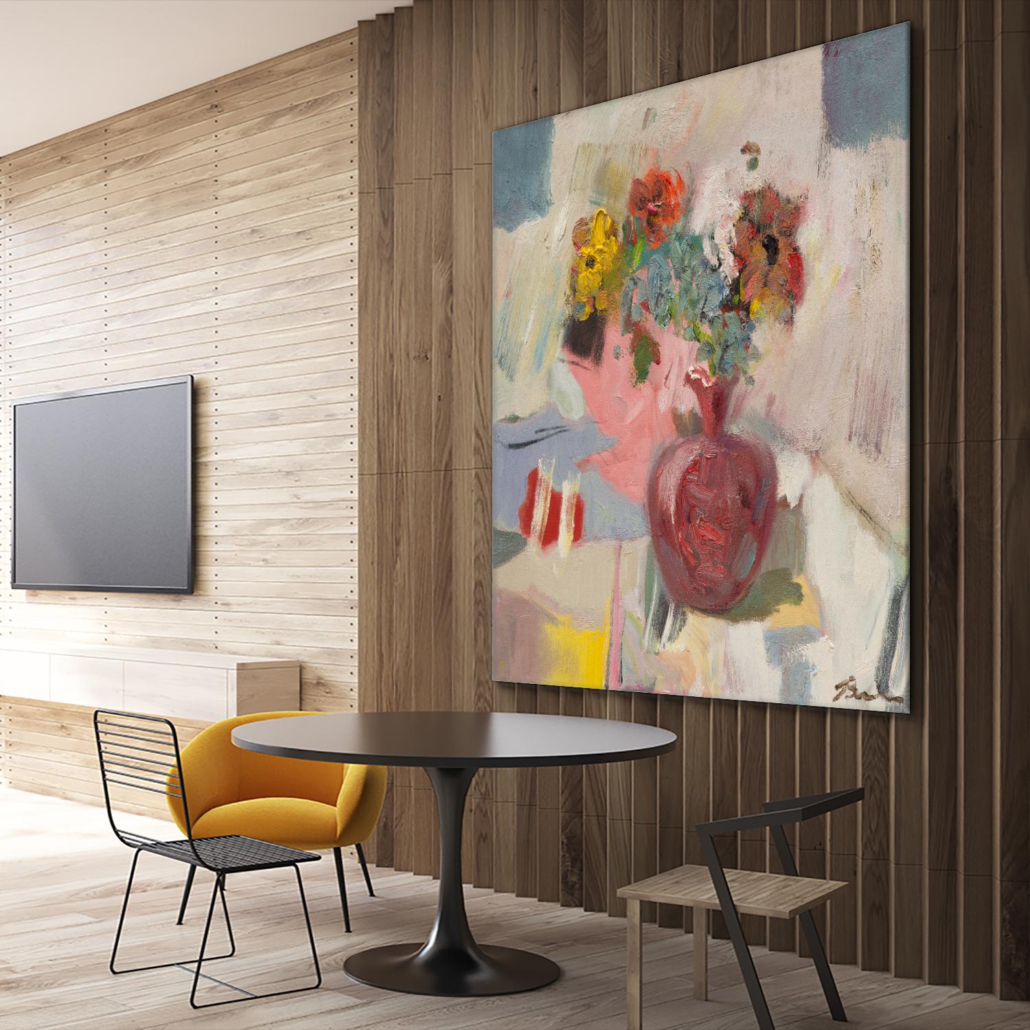 Candy Apple by Bradford Brenner on GIANT ART - pink florals