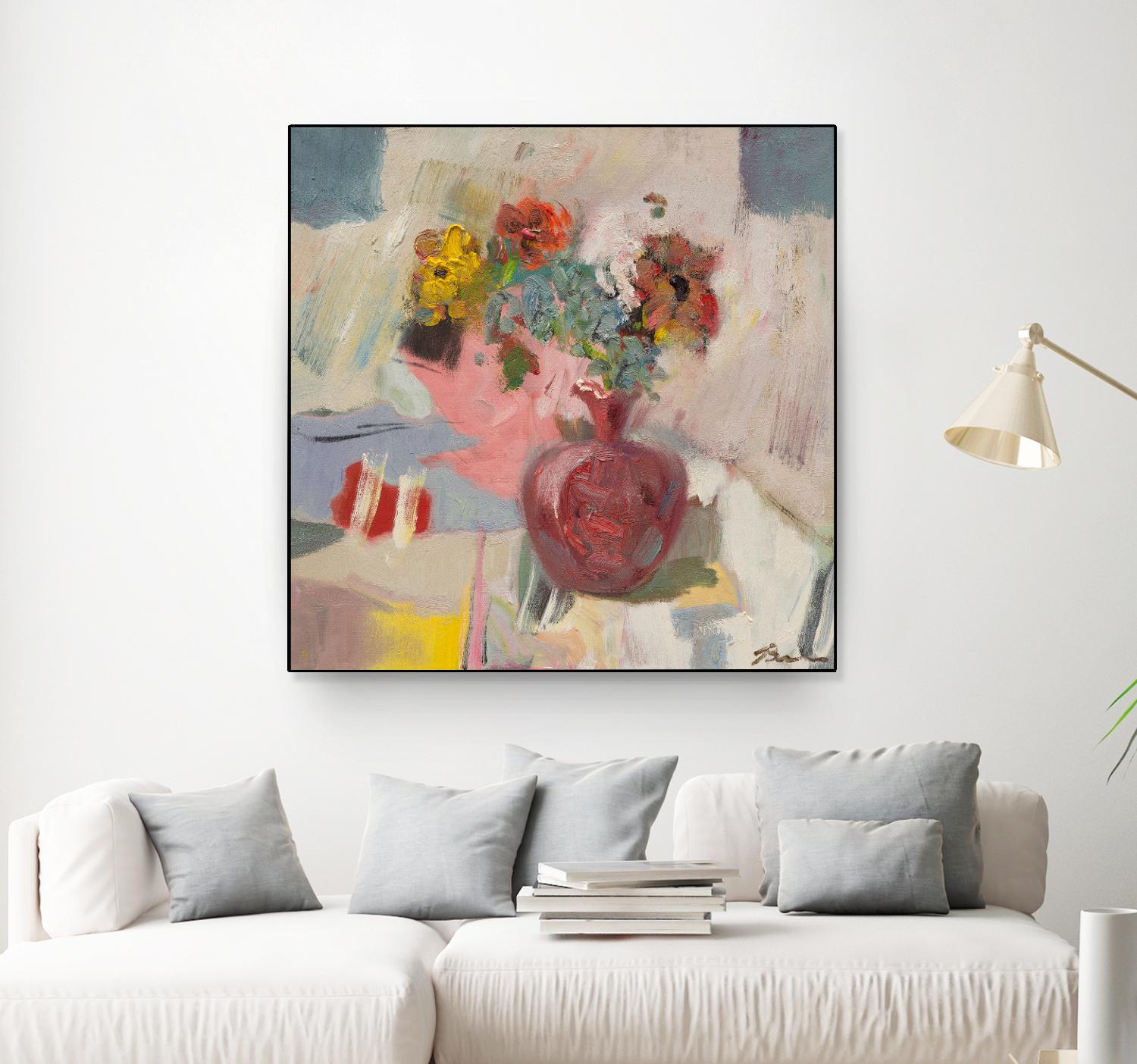 Candy Apple by Bradford Brenner on GIANT ART - pink florals