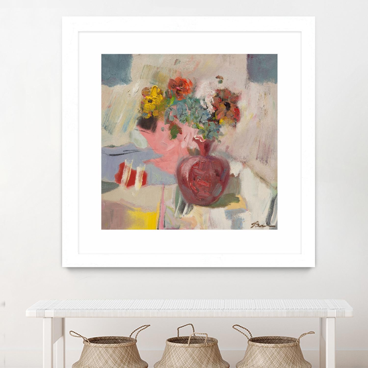 Candy Apple by Bradford Brenner on GIANT ART - pink florals