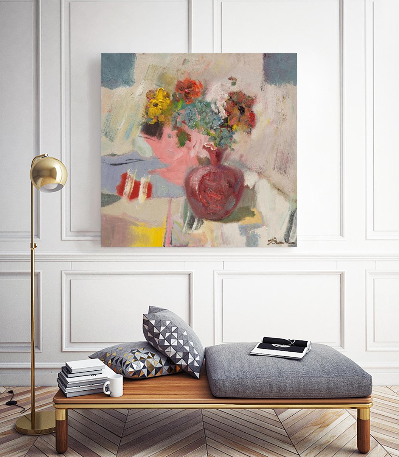 Candy Apple by Bradford Brenner on GIANT ART - pink florals