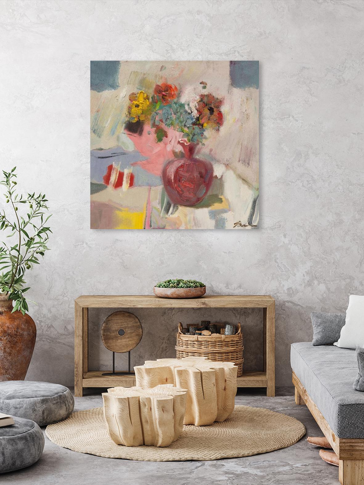 Candy Apple by Bradford Brenner on GIANT ART - pink florals