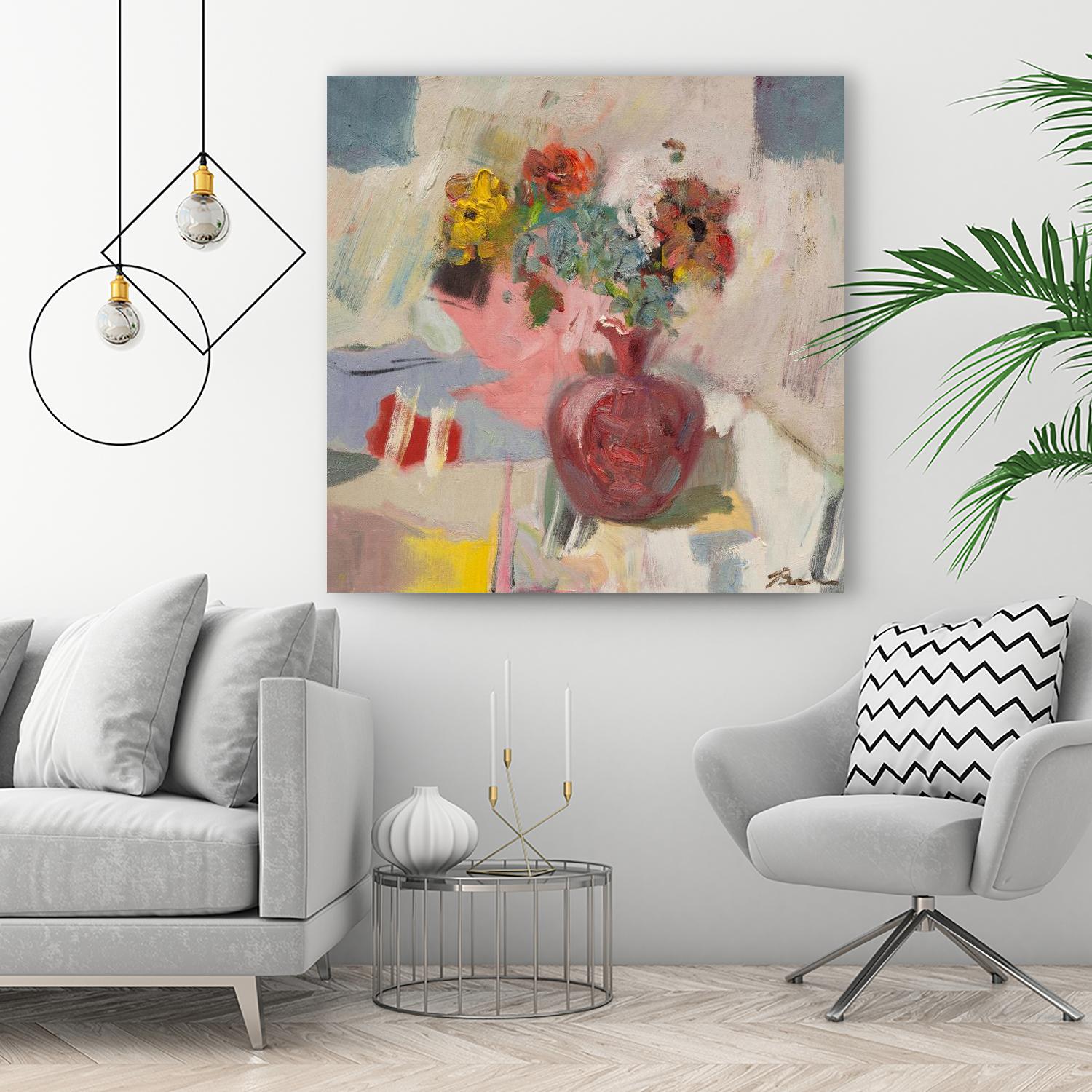 Candy Apple by Bradford Brenner on GIANT ART - pink florals