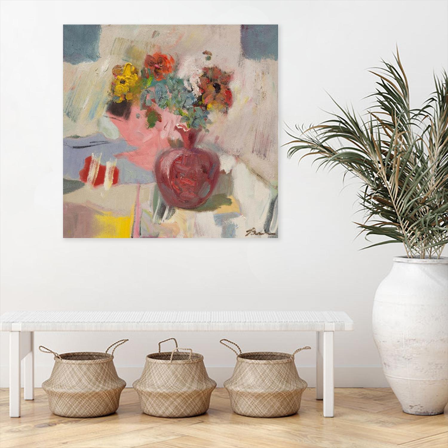 Candy Apple by Bradford Brenner on GIANT ART - pink florals