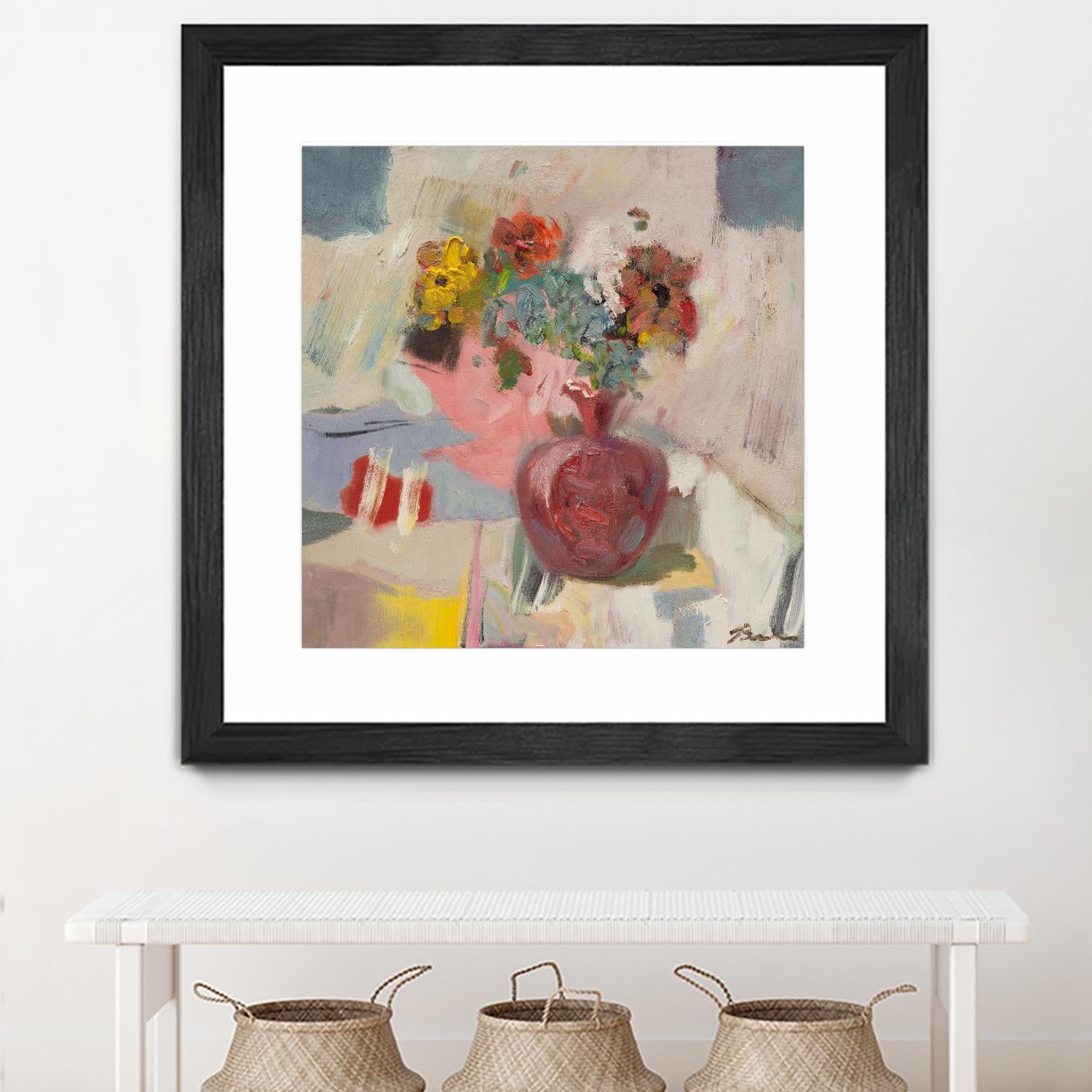 Candy Apple by Bradford Brenner on GIANT ART - pink florals