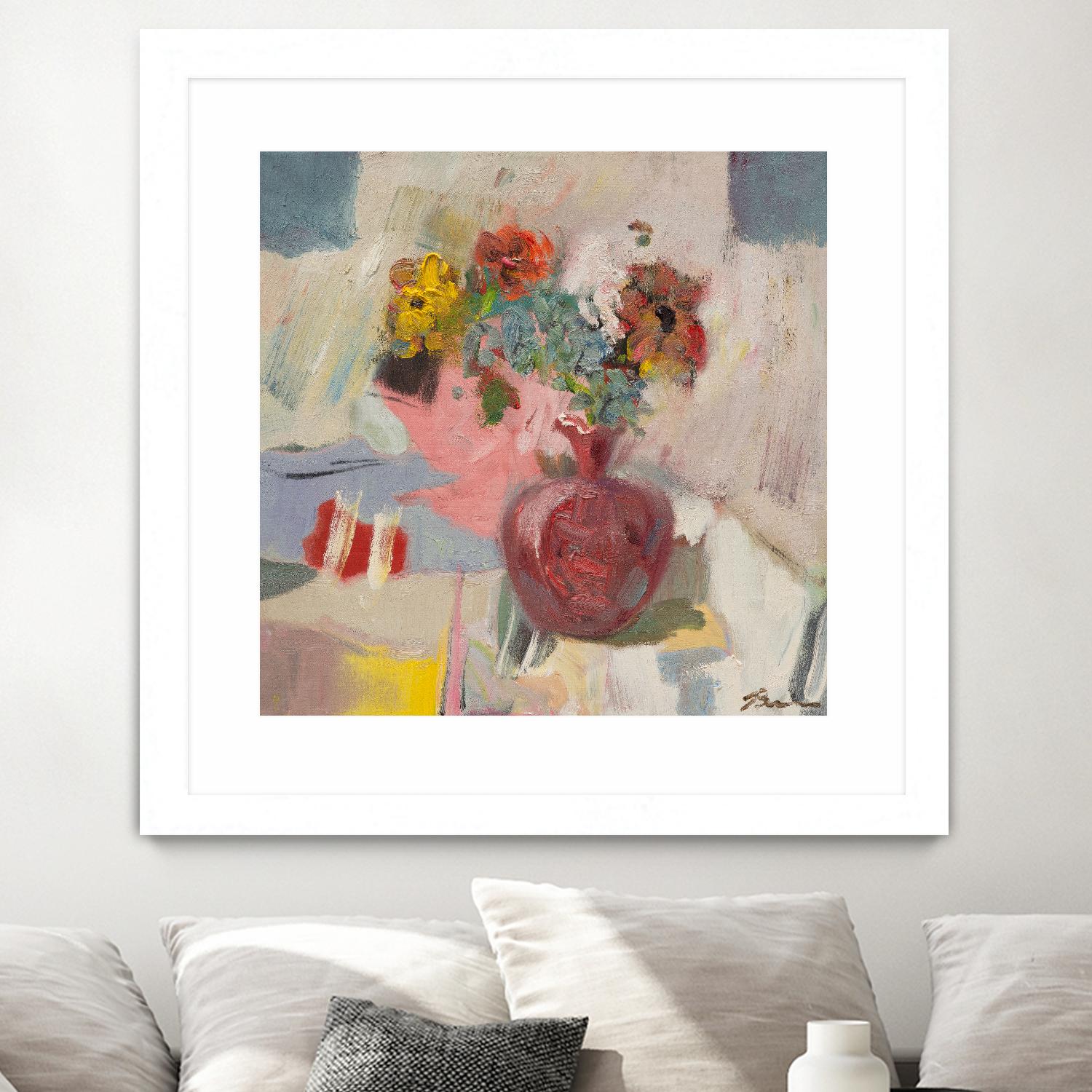 Candy Apple by Bradford Brenner on GIANT ART - pink florals