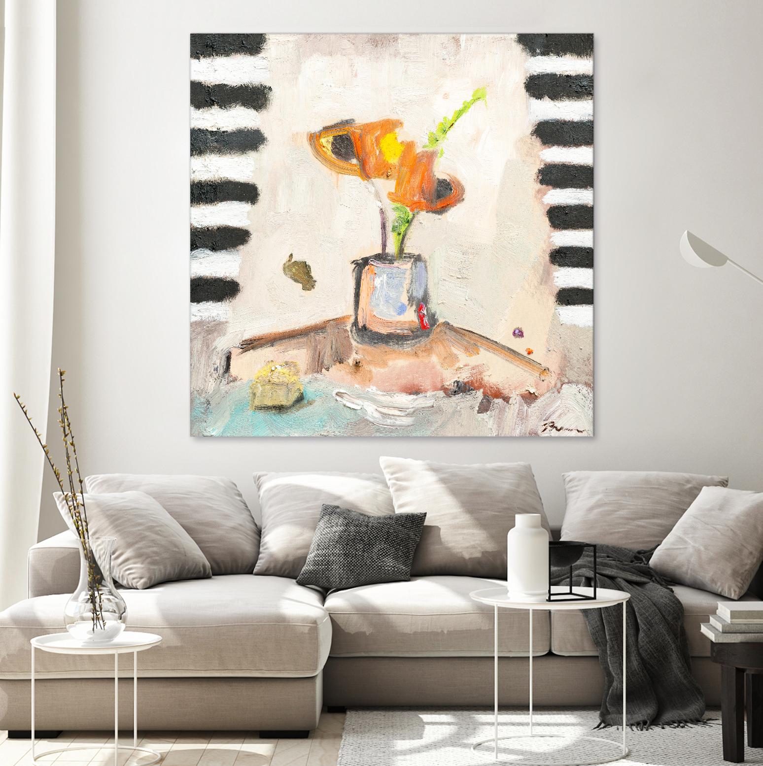 Check Mate by Bradford Brenner on GIANT ART - neutrals floral & still life