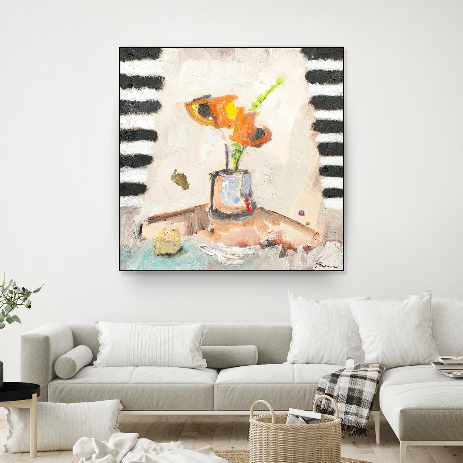 Check Mate by Bradford Brenner on GIANT ART - neutrals floral & still life