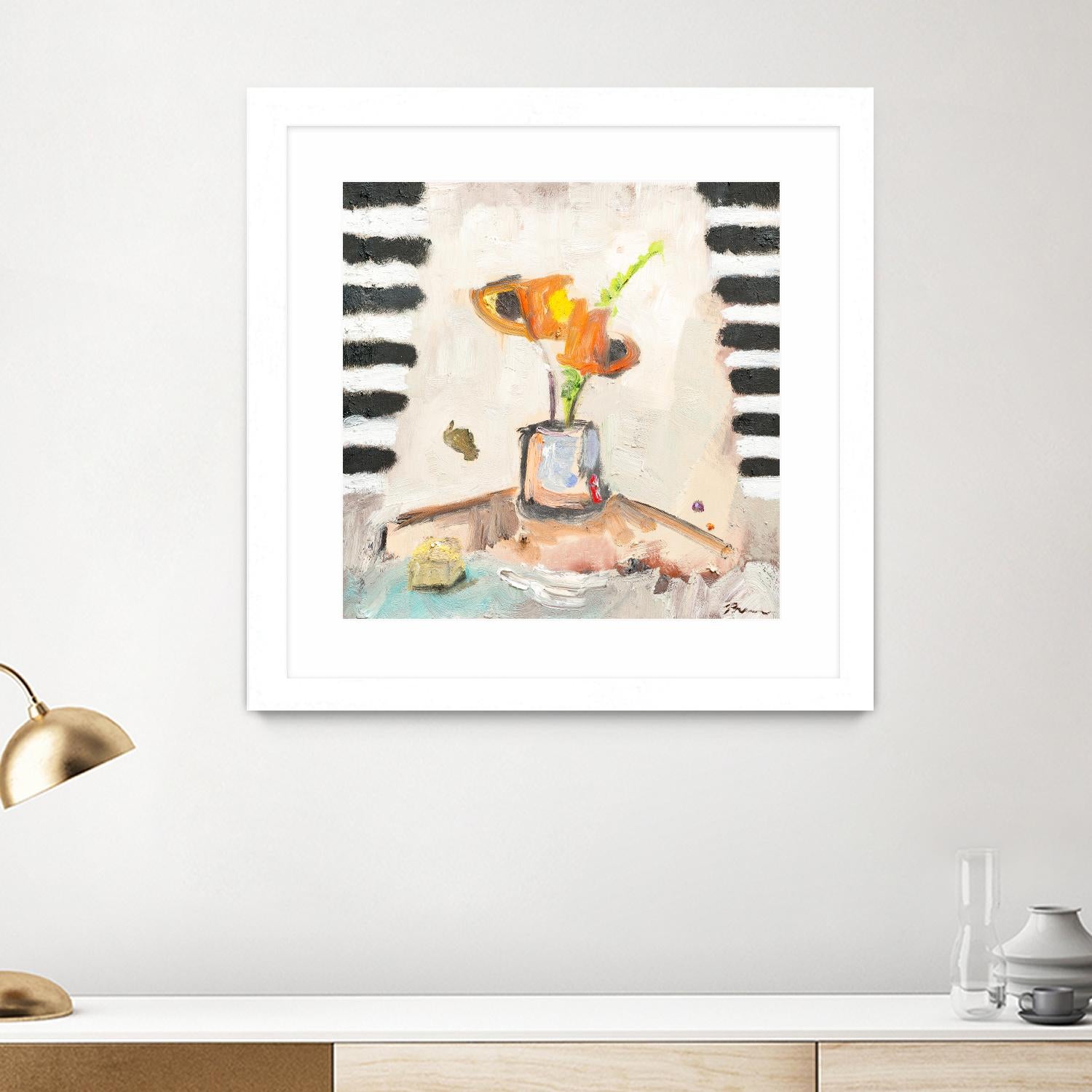 Check Mate by Bradford Brenner on GIANT ART - neutrals floral & still life