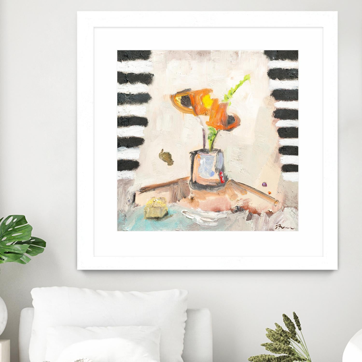 Check Mate by Bradford Brenner on GIANT ART - neutrals floral & still life