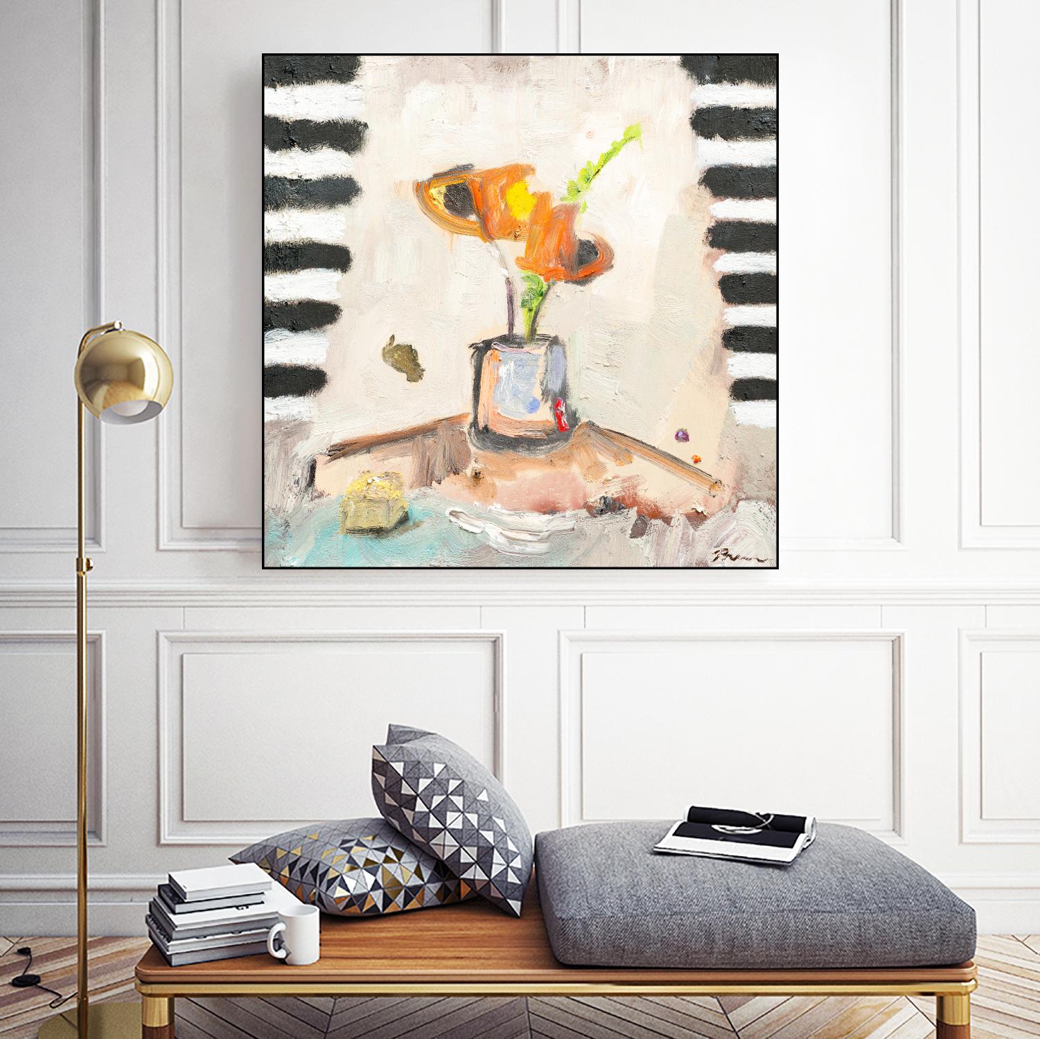 Check Mate by Bradford Brenner on GIANT ART - neutrals floral & still life