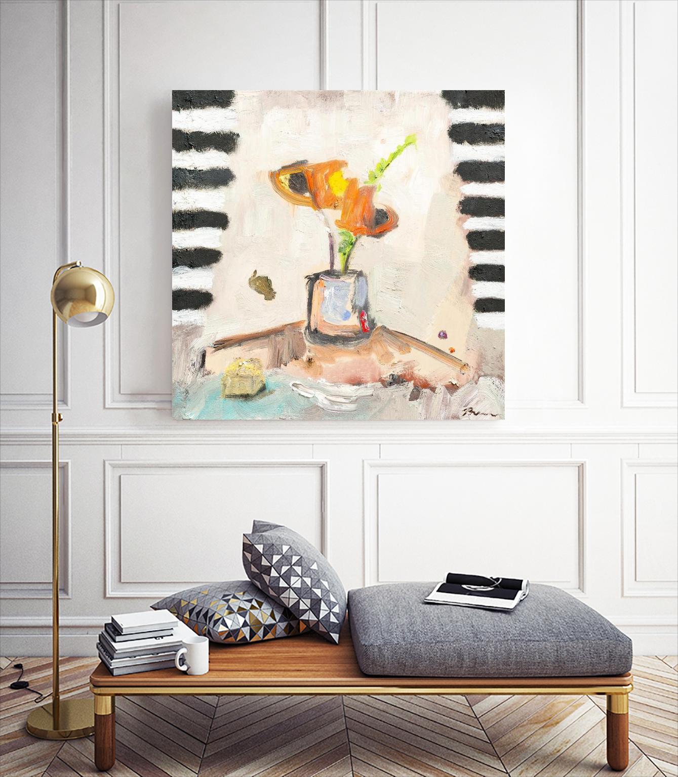 Check Mate by Bradford Brenner on GIANT ART - neutrals floral & still life