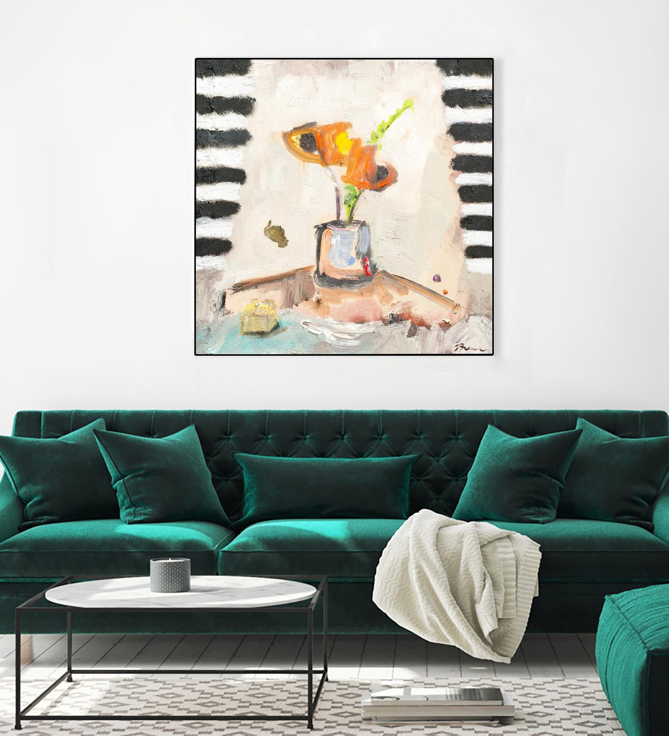 Check Mate by Bradford Brenner on GIANT ART - neutrals floral & still life