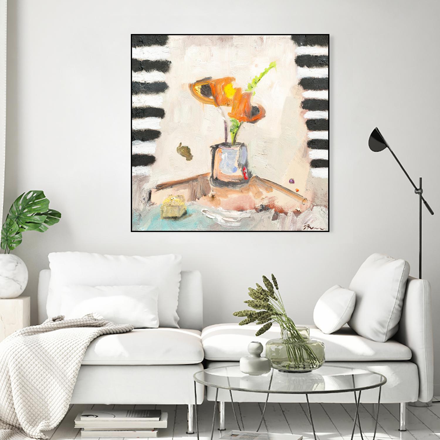 Check Mate by Bradford Brenner on GIANT ART - neutrals floral & still life