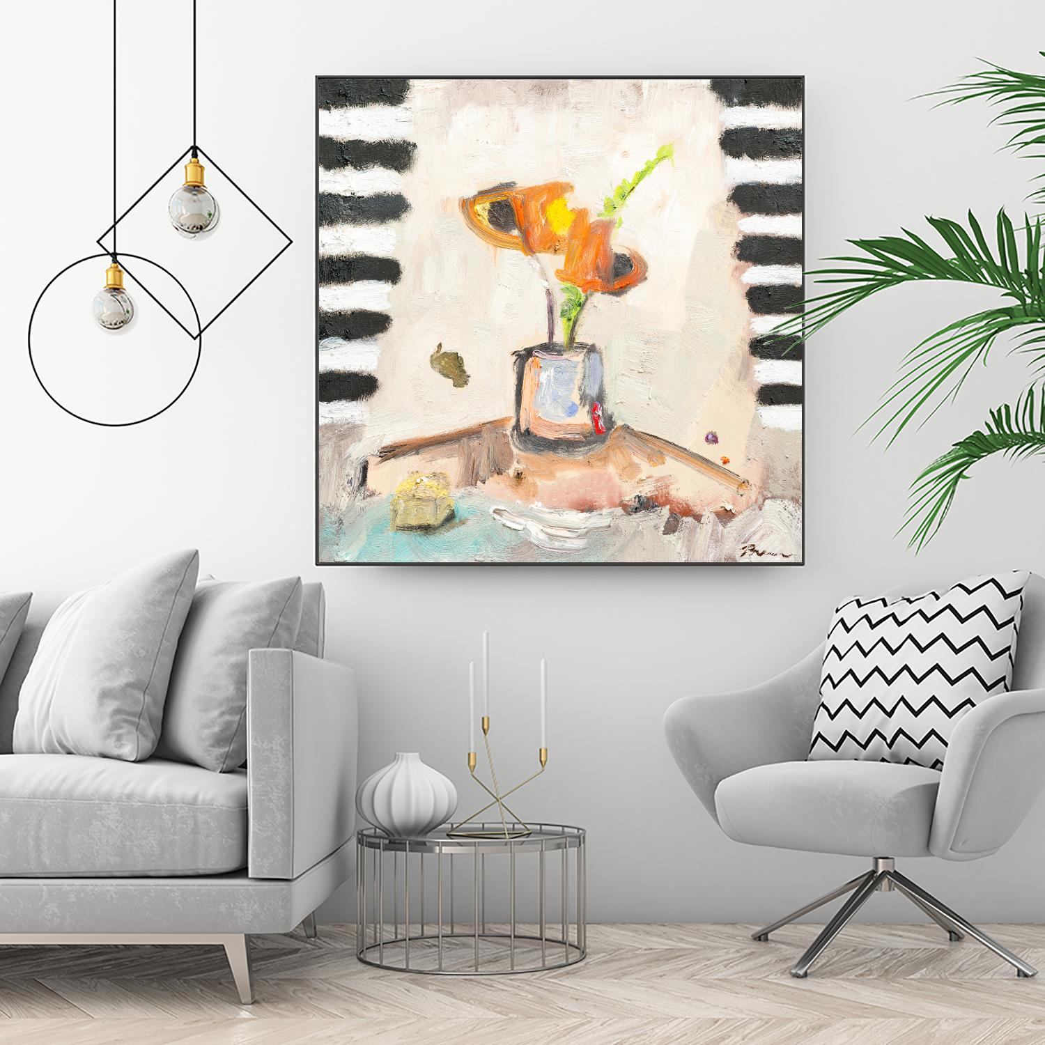 Check Mate by Bradford Brenner on GIANT ART - neutrals floral & still life