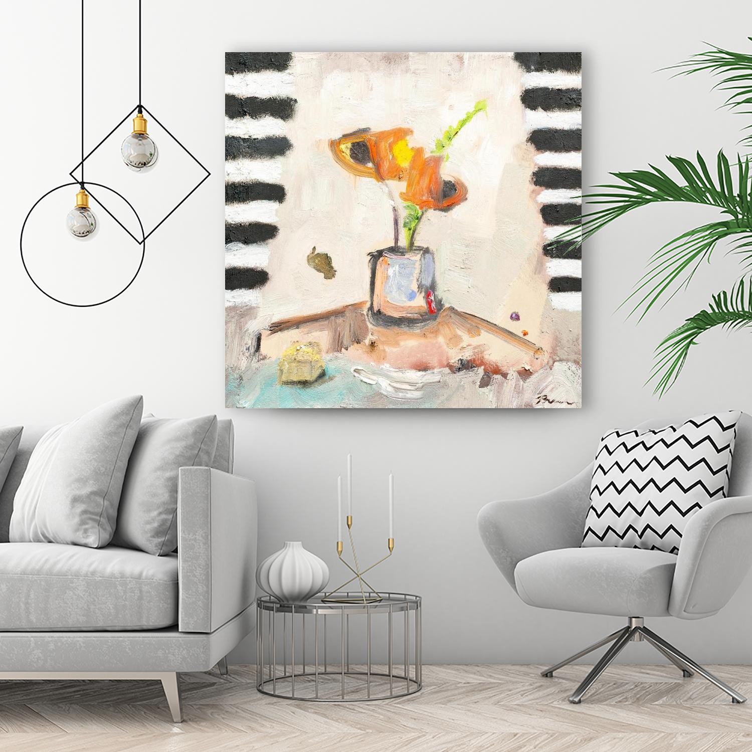 Check Mate by Bradford Brenner on GIANT ART - neutrals floral & still life