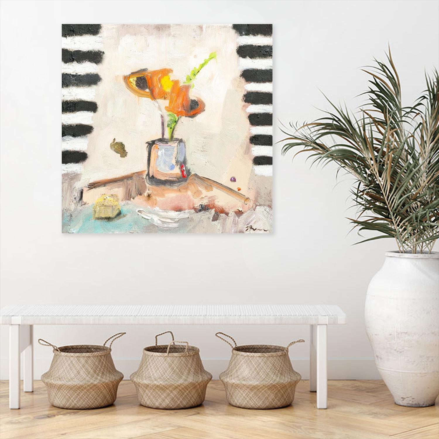 Check Mate by Bradford Brenner on GIANT ART - neutrals floral & still life