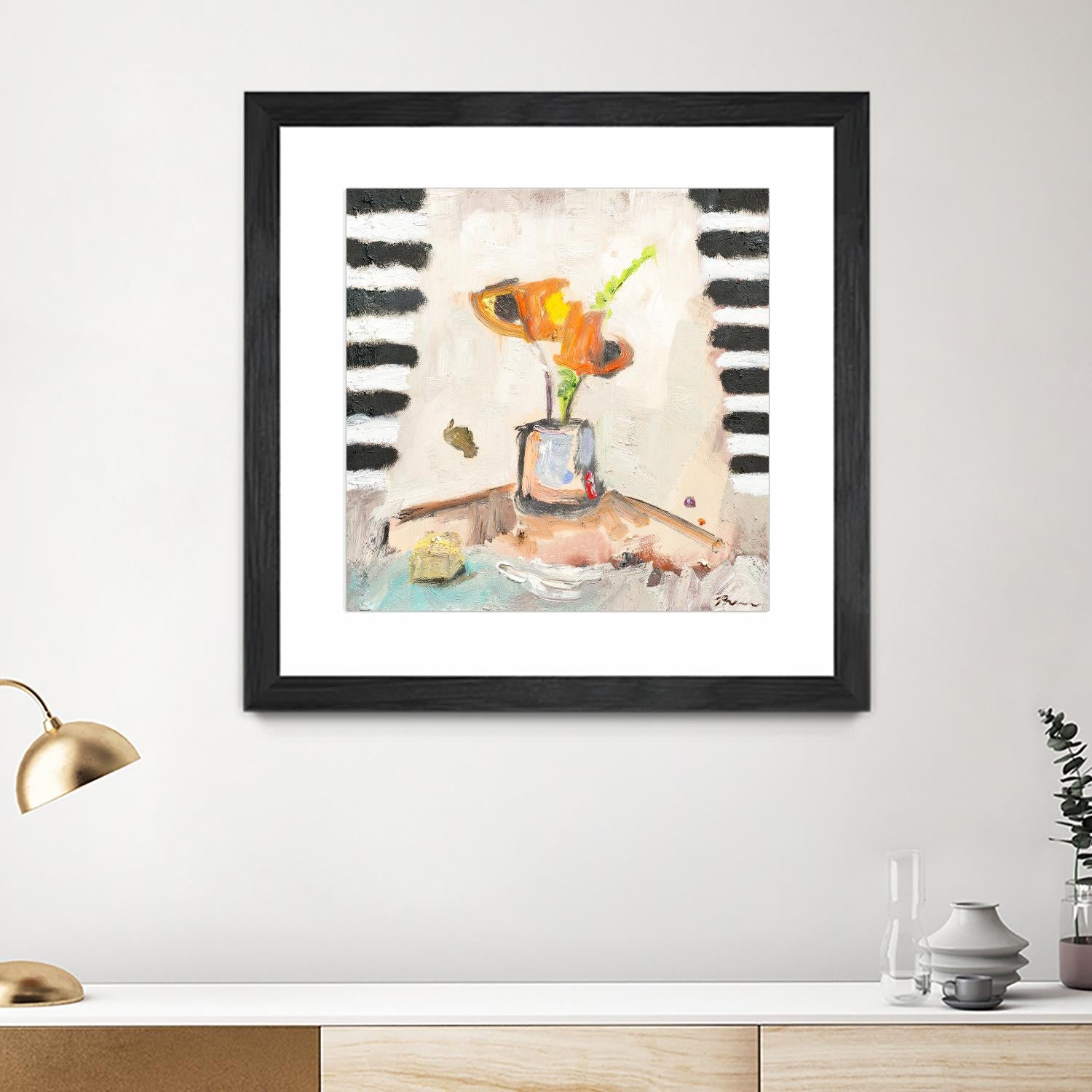 Check Mate by Bradford Brenner on GIANT ART - neutrals floral & still life