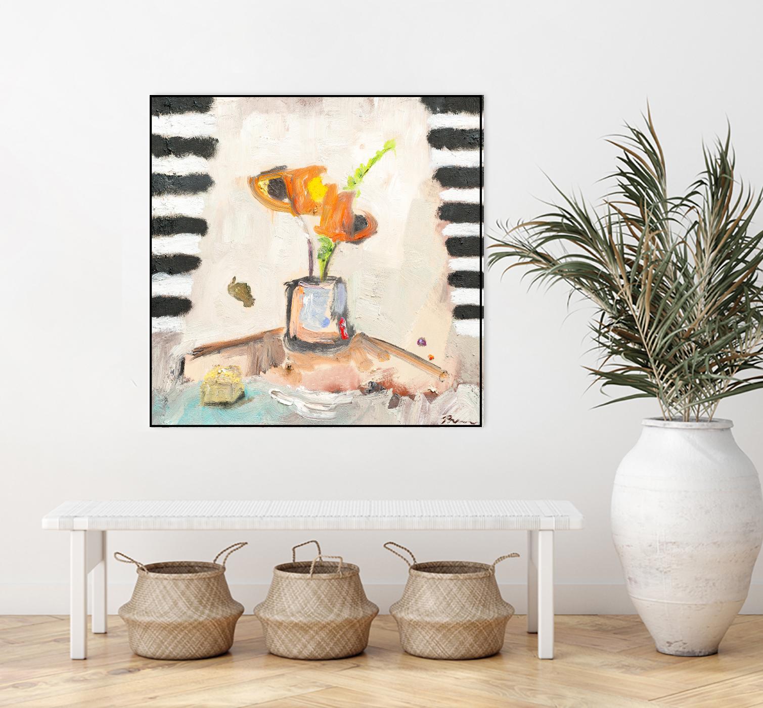 Check Mate by Bradford Brenner on GIANT ART - neutrals floral & still life