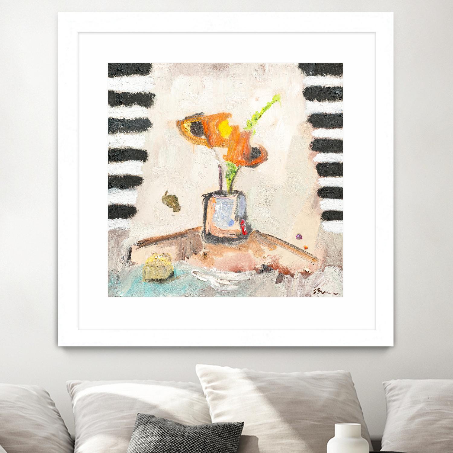 Check Mate by Bradford Brenner on GIANT ART - neutrals floral & still life