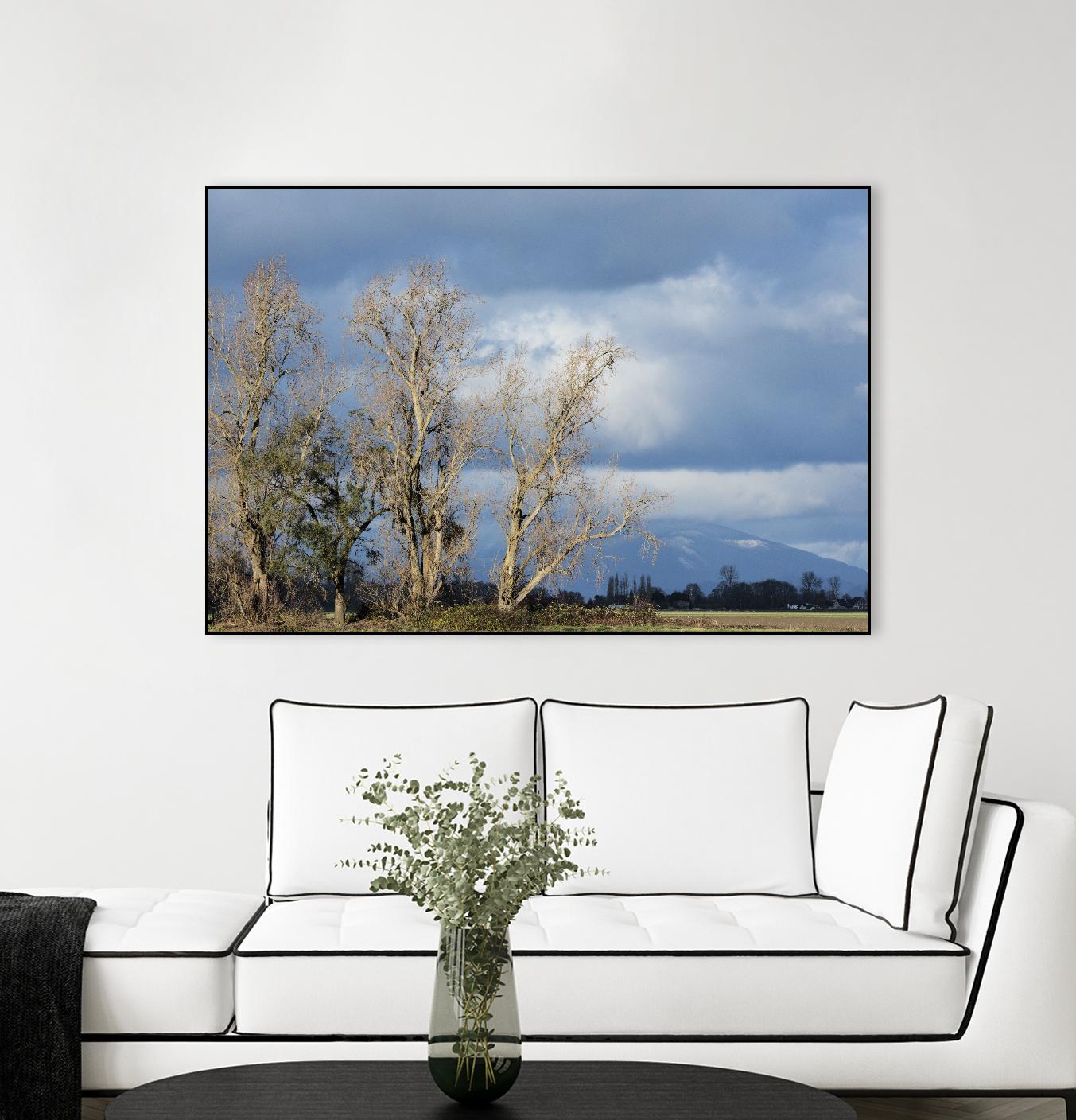 Almost Spring by Nancy Crowell on GIANT ART - beige landscape