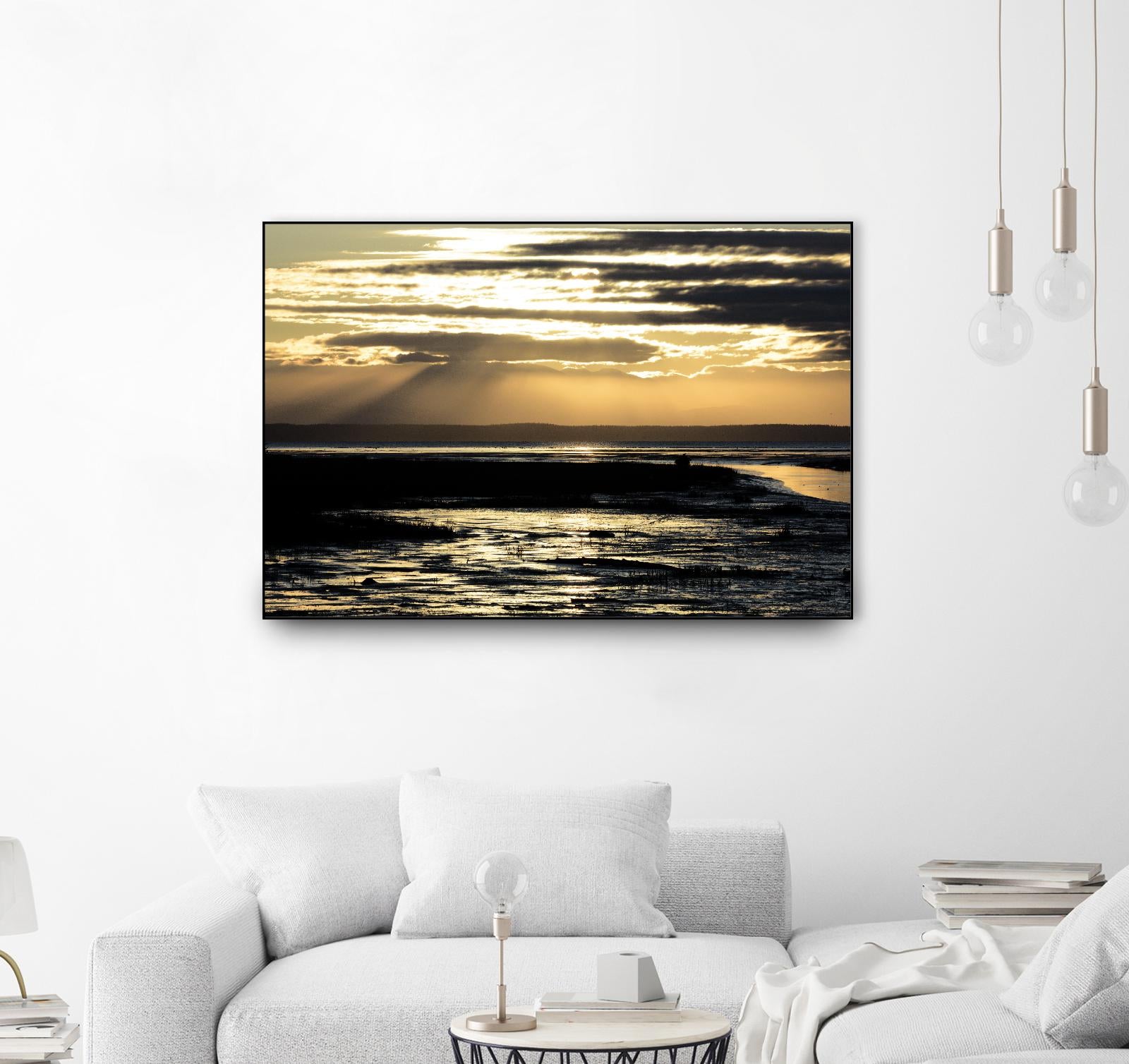 Warm Glow I by Nancy Crowell on GIANT ART - beige landscape