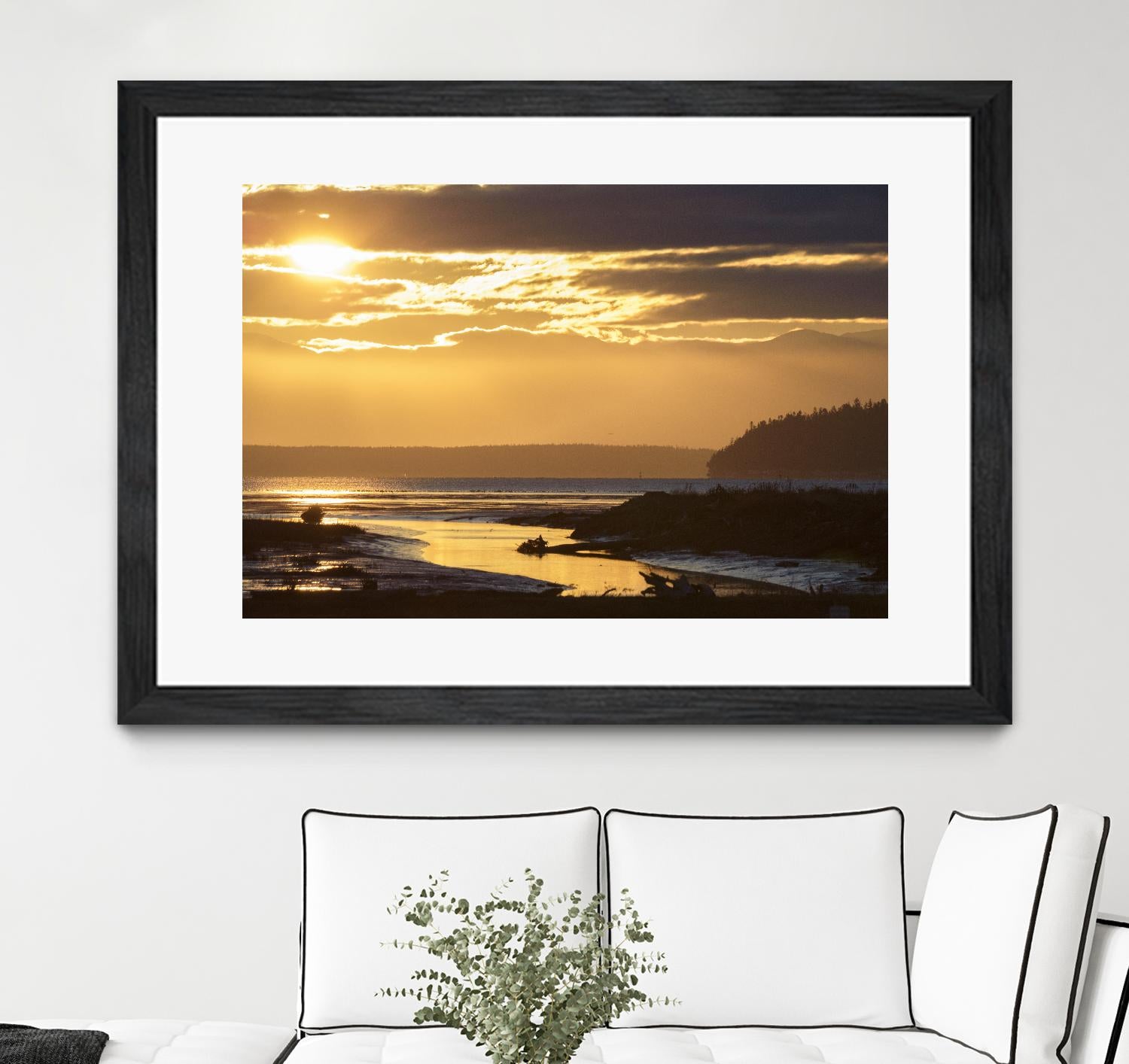 Warm Glow II by Nancy Crowell on GIANT ART - beige landscape