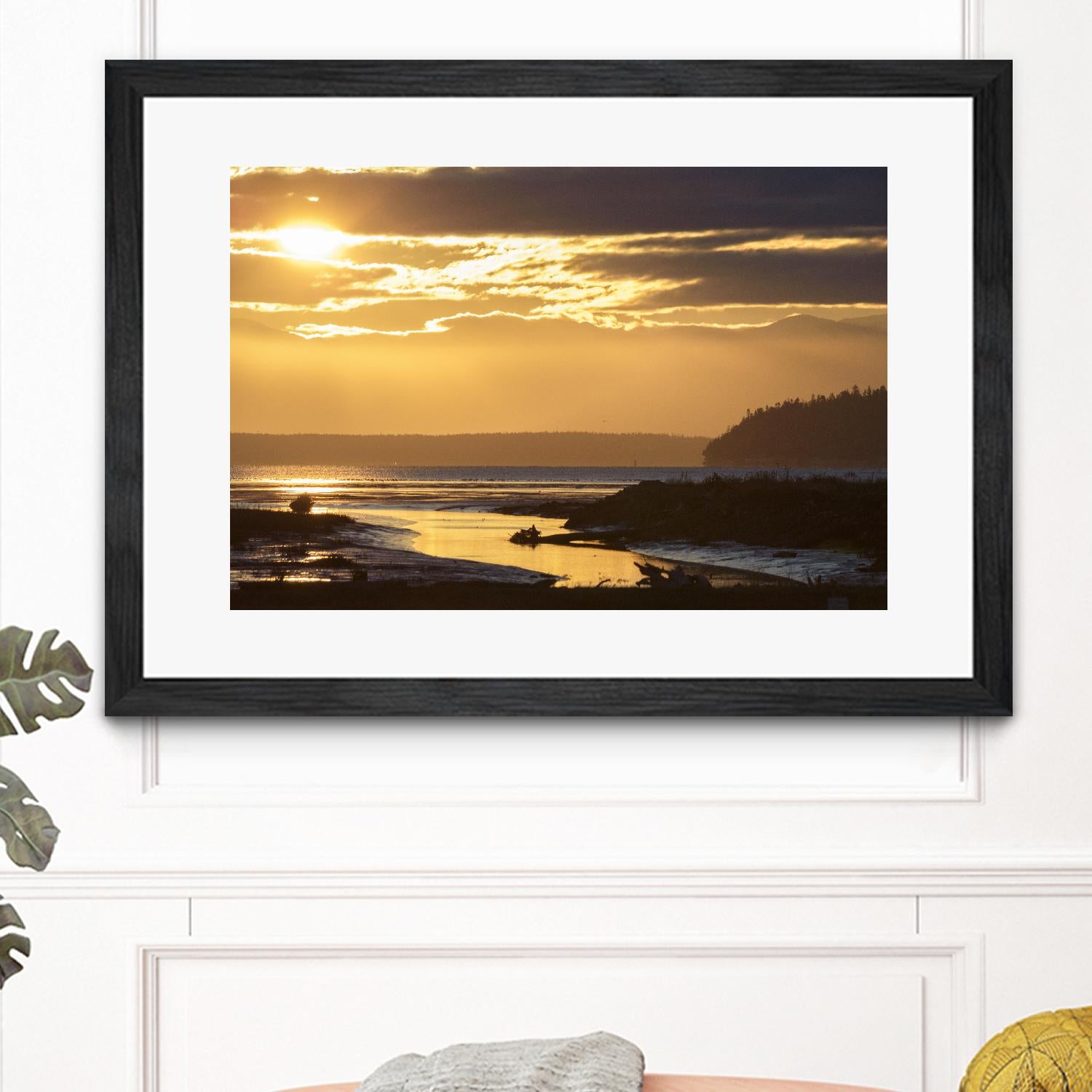 Warm Glow II by Nancy Crowell on GIANT ART - beige landscape