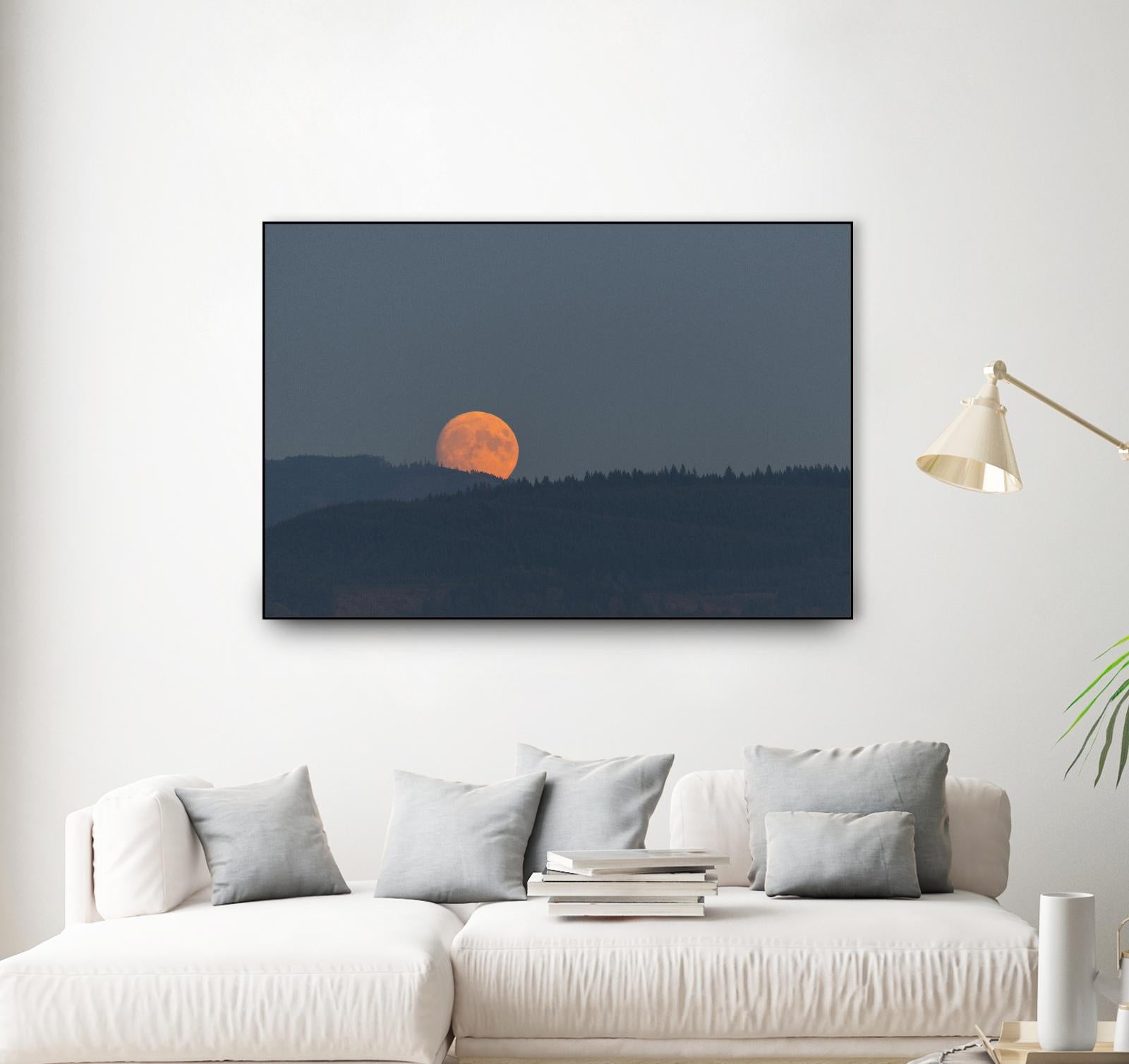 Harvest Moon by Nancy Crowell on GIANT ART - blues scenic