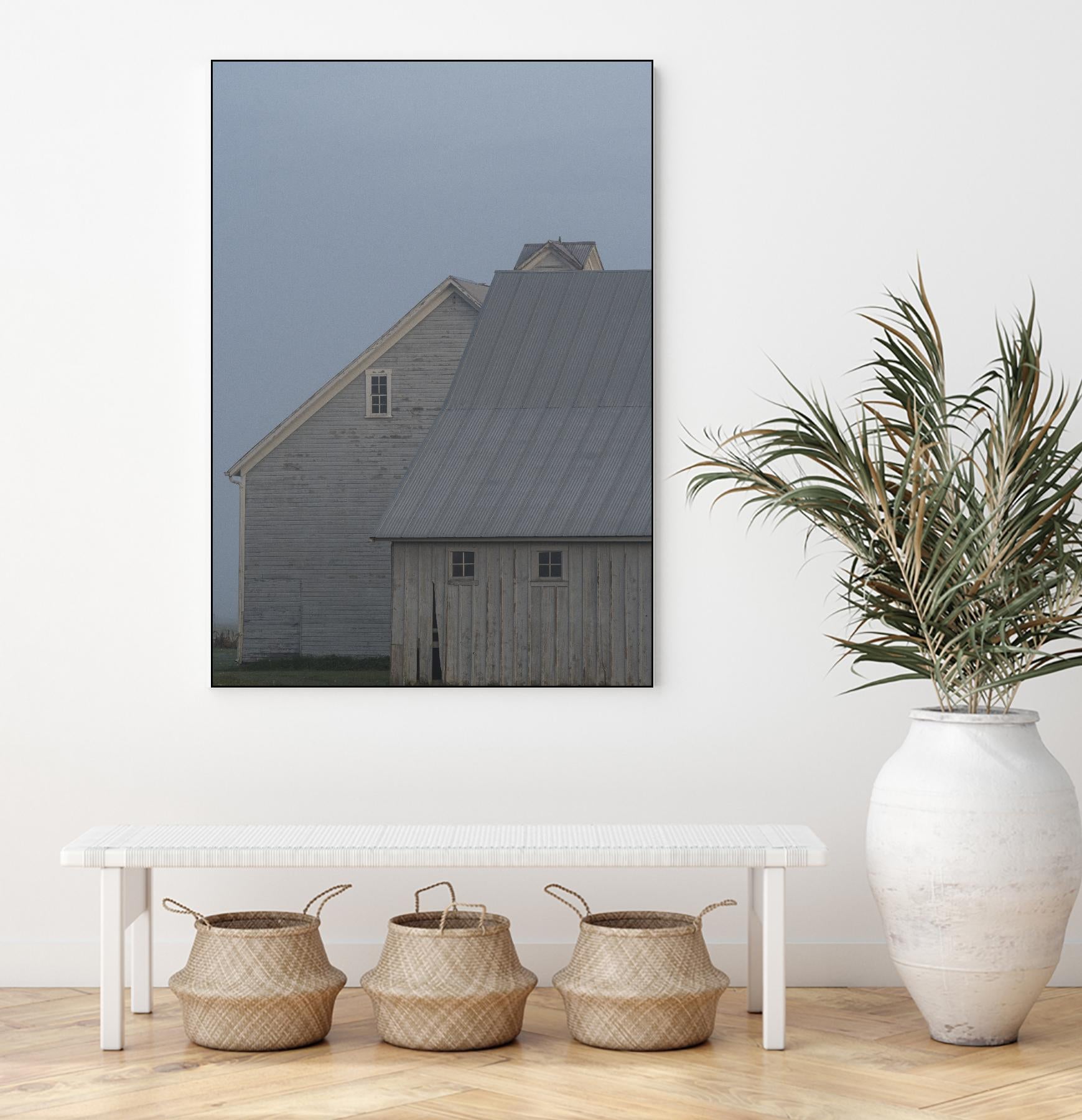 Dusk by Nancy Crowell on GIANT ART - blues rustic scenes