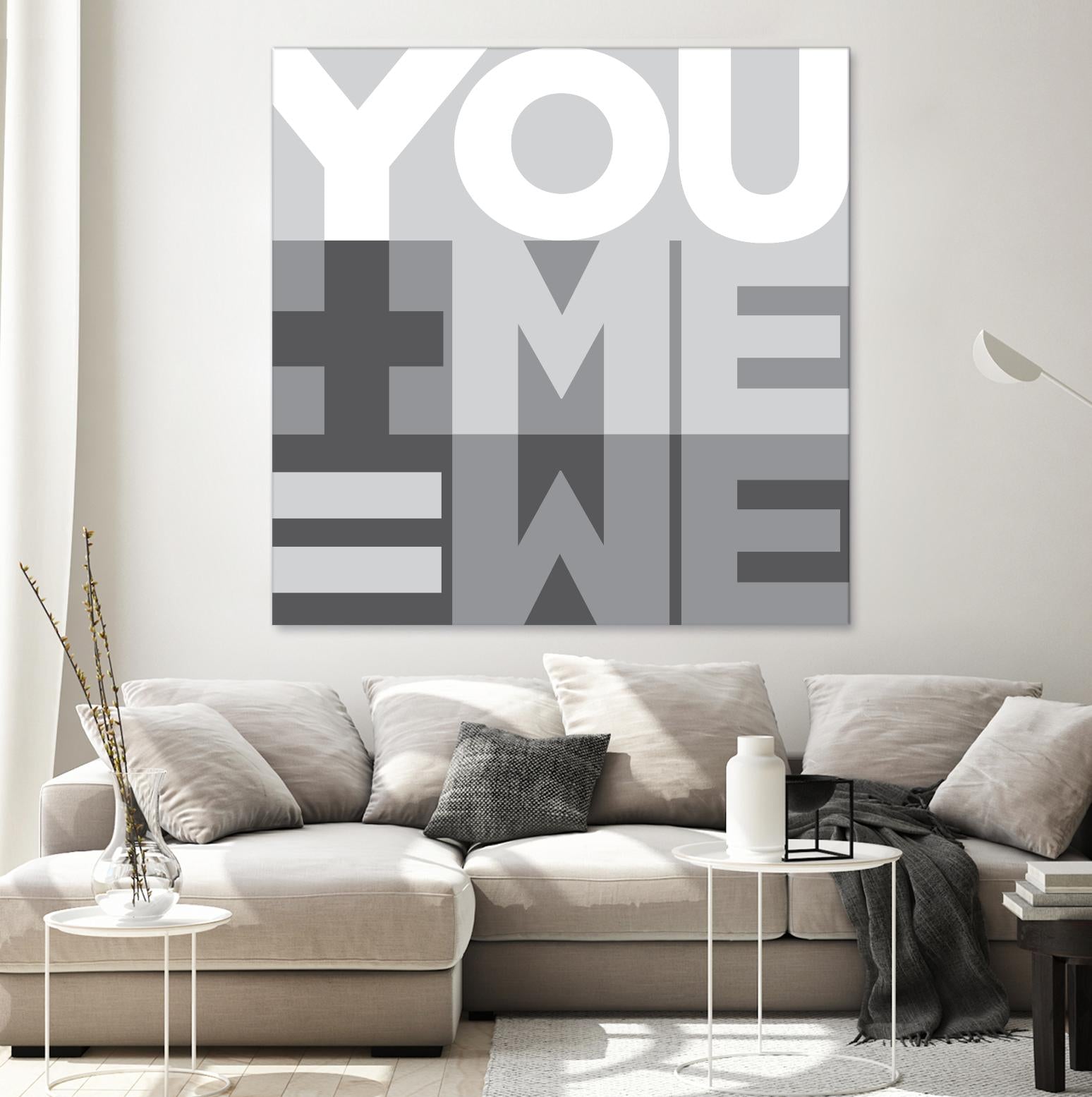 You Me We I by Parker Jones on GIANT ART - white contemporary