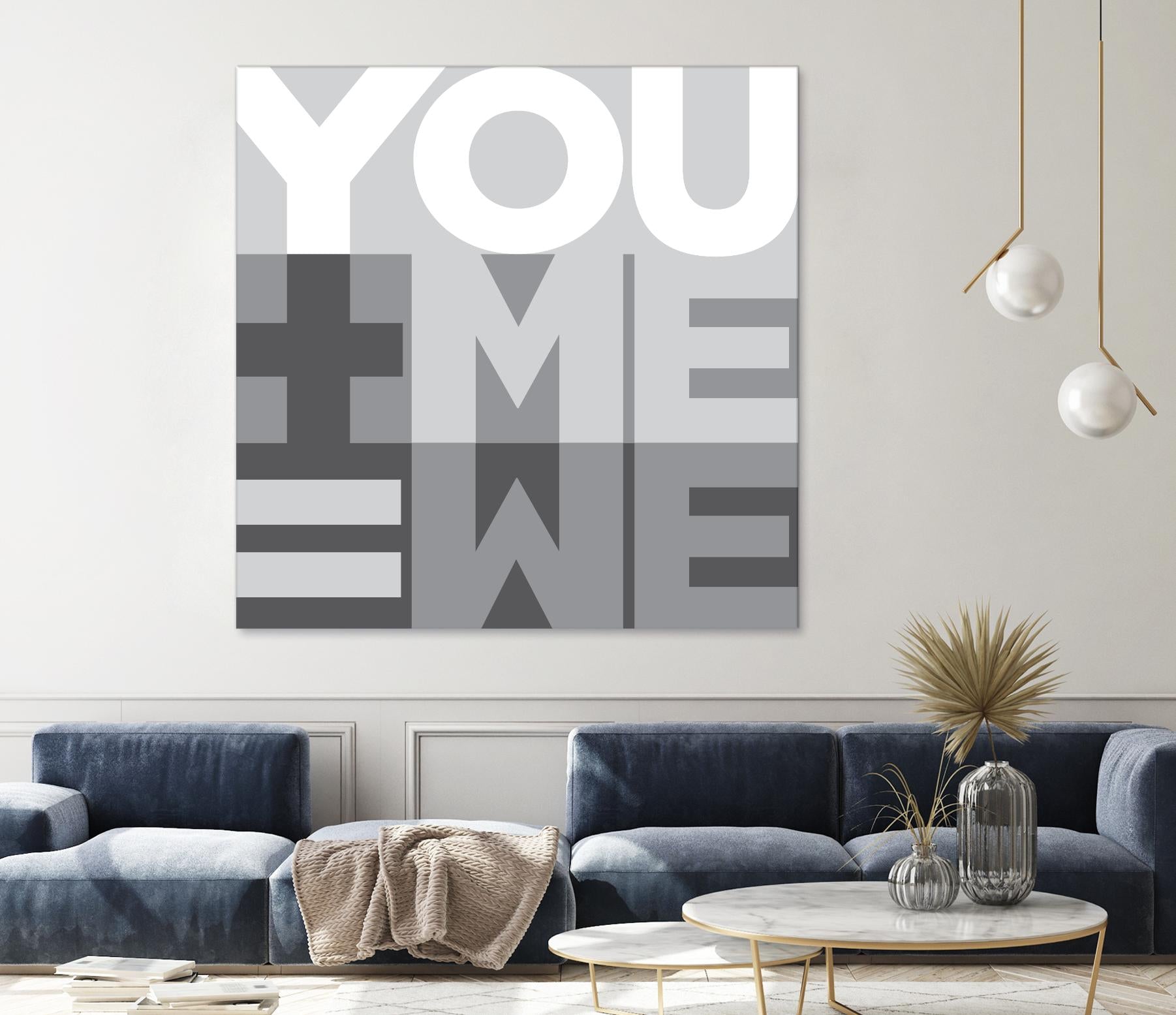 You Me We I by Parker Jones on GIANT ART - white contemporary