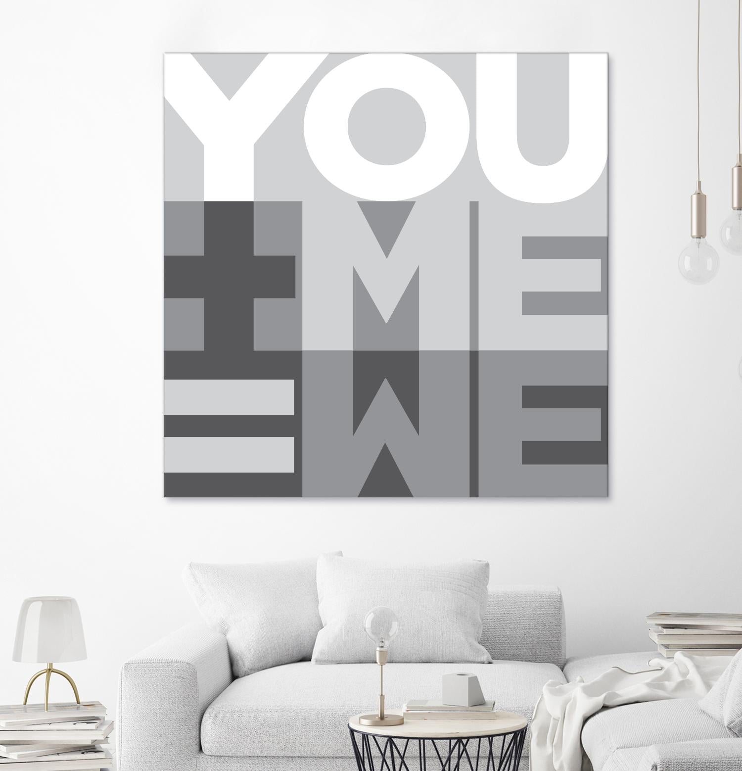 You Me We I by Parker Jones on GIANT ART - white contemporary