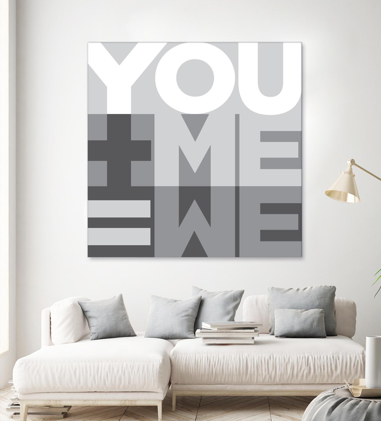 You Me We I by Parker Jones on GIANT ART - white contemporary