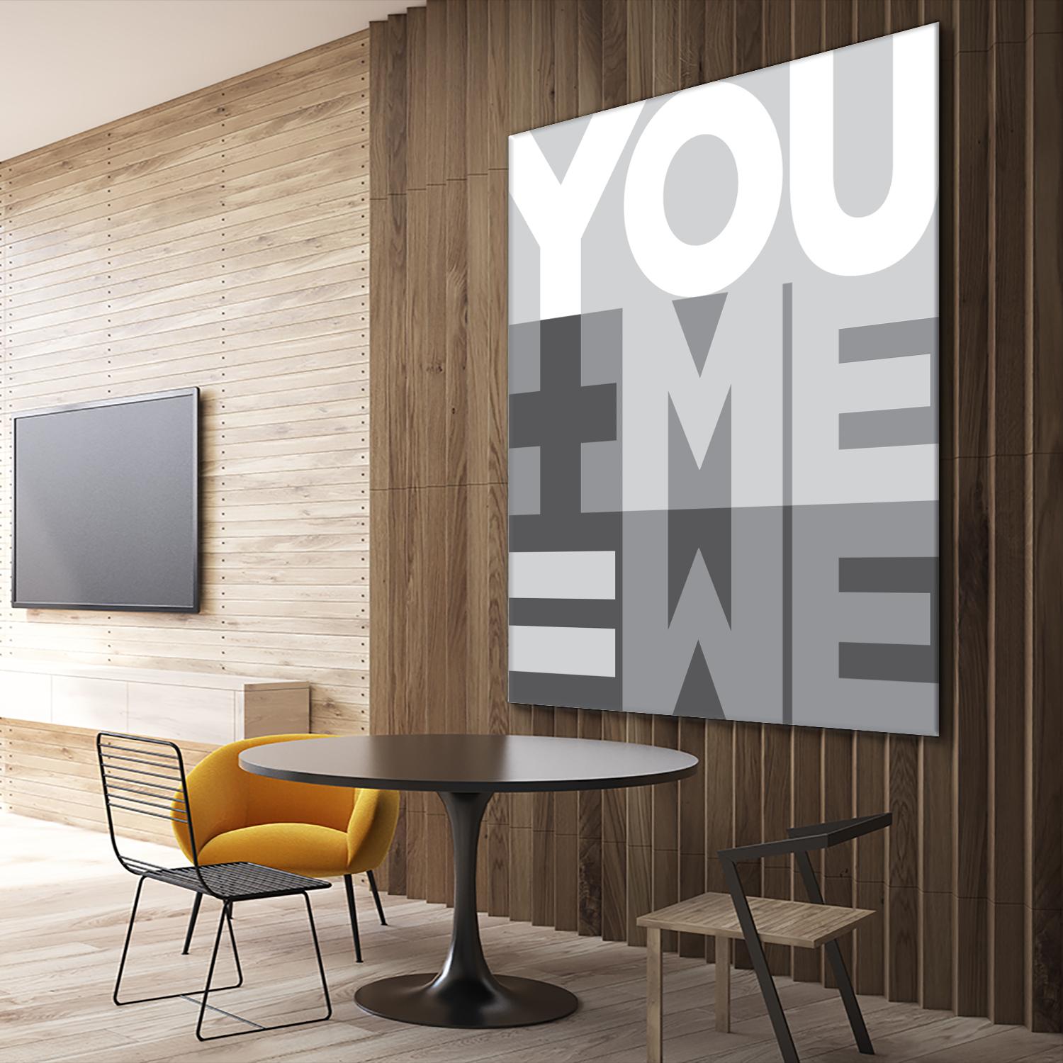 You Me We I by Parker Jones on GIANT ART - white contemporary