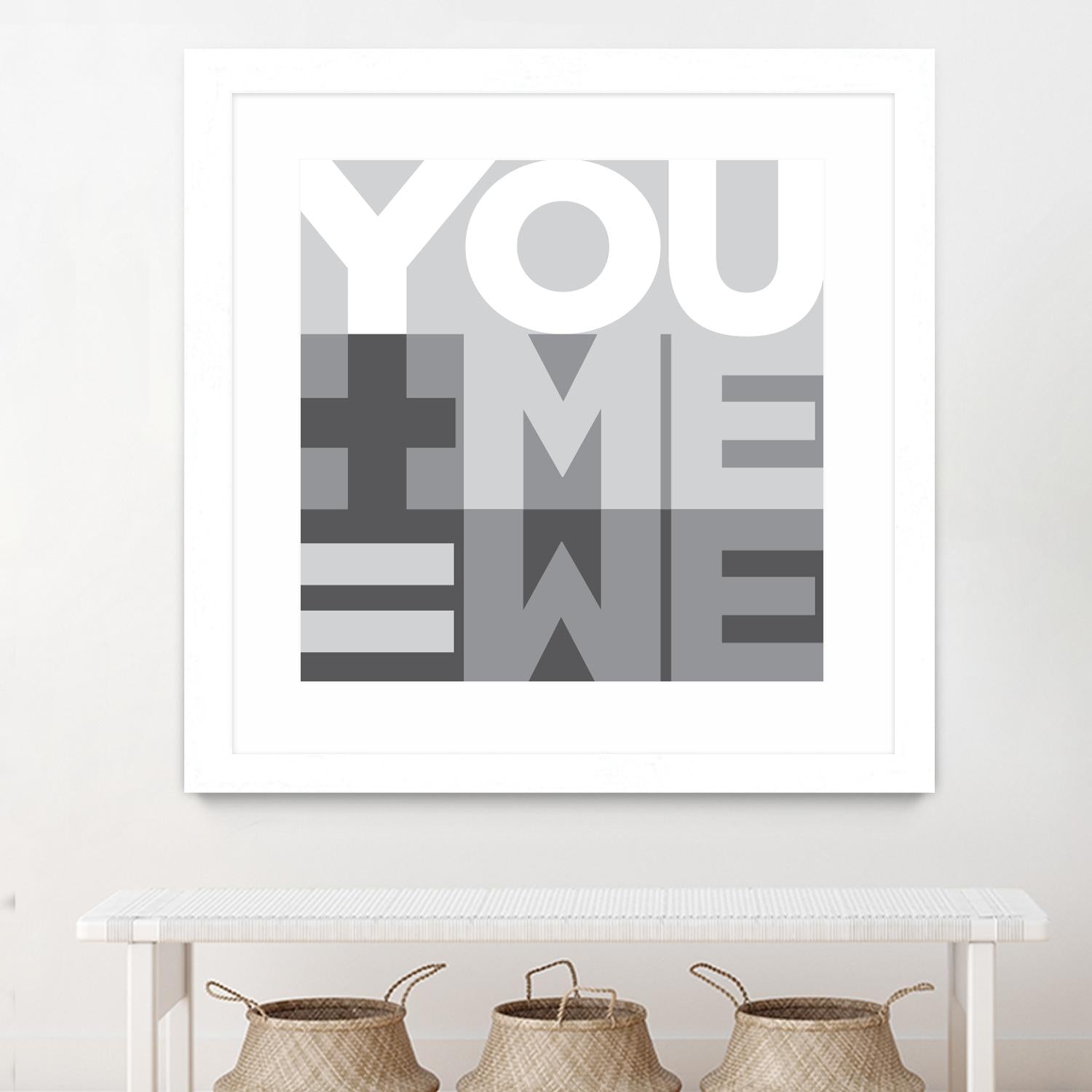 You Me We I by Parker Jones on GIANT ART - white contemporary