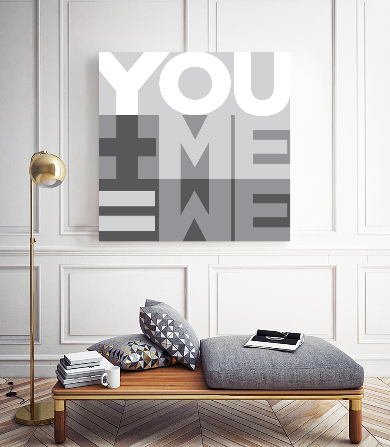 You Me We I by Parker Jones on GIANT ART - white contemporary