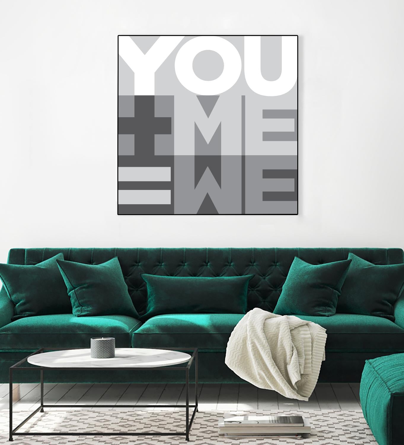 You Me We I by Parker Jones on GIANT ART - white contemporary