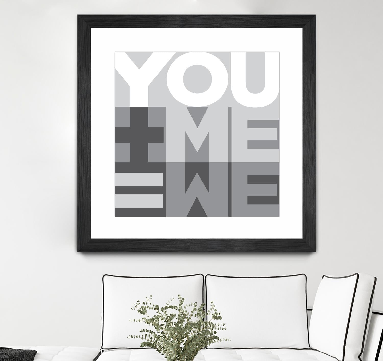 You Me We I by Parker Jones on GIANT ART - white contemporary