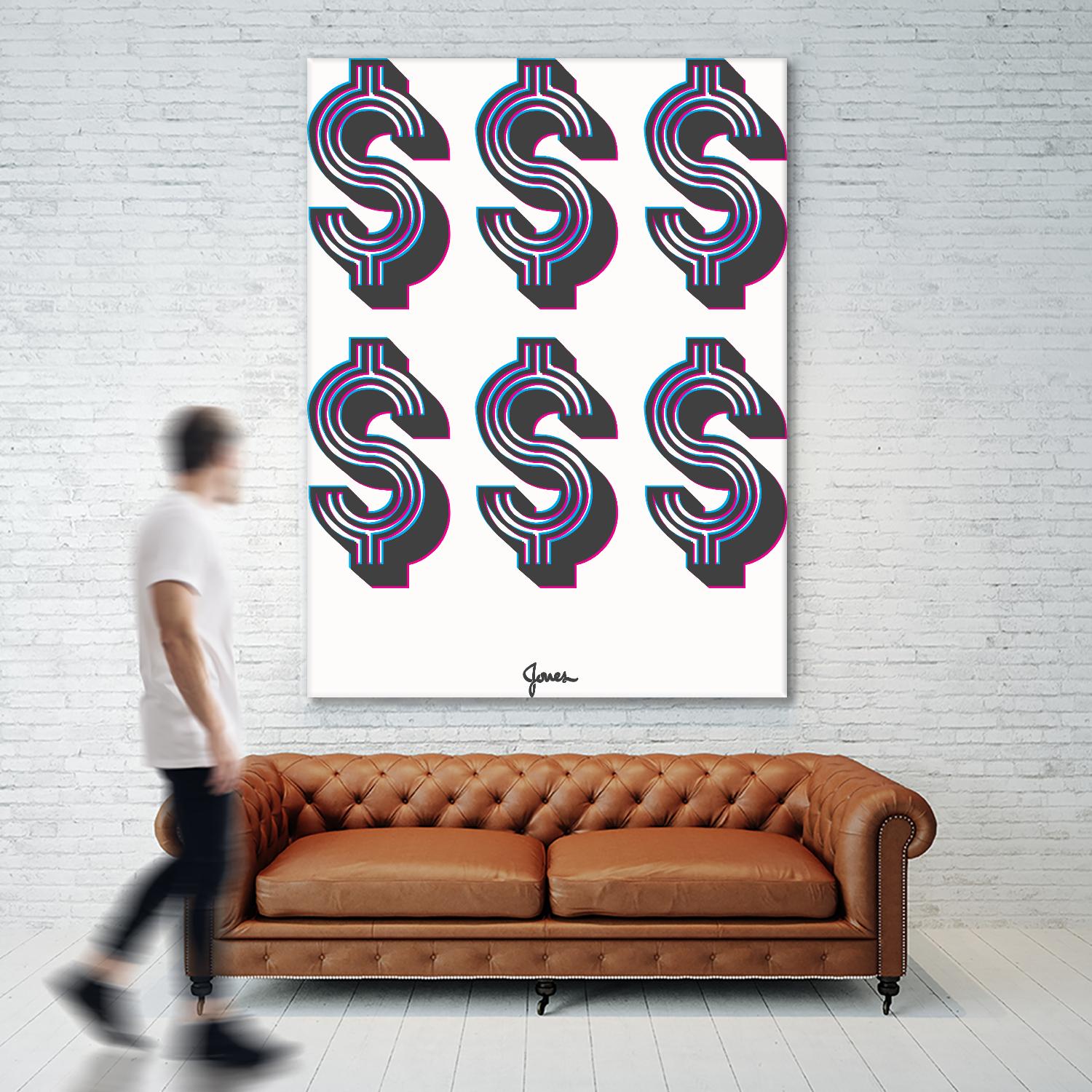Money Money Money by Parker Jones on GIANT ART - white contemporary