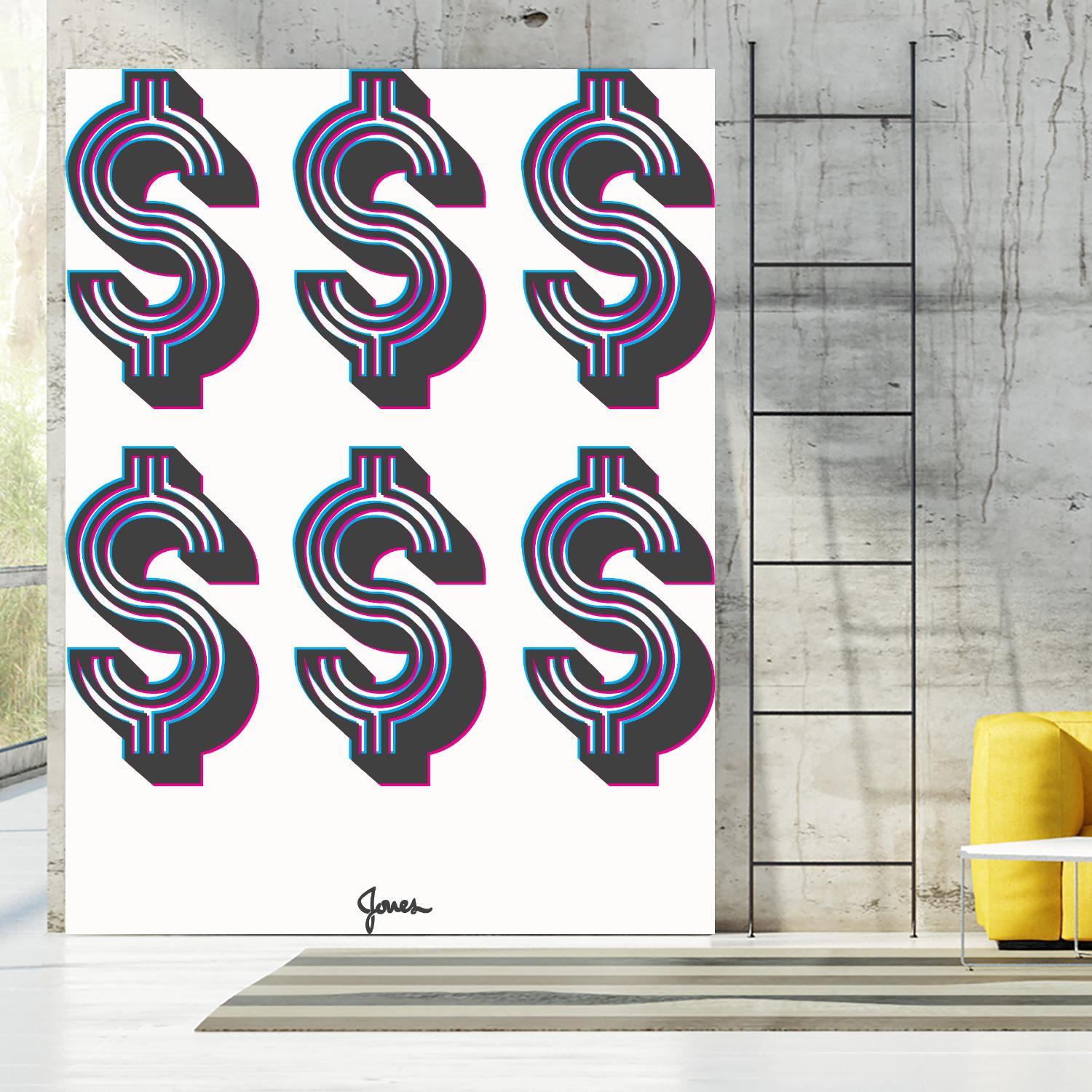 Money Money Money by Parker Jones on GIANT ART - white contemporary