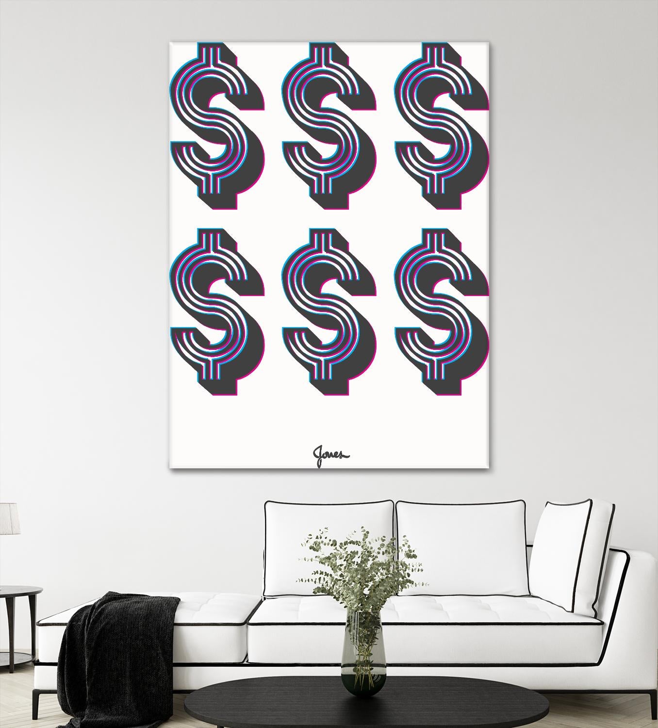 Money Money Money by Parker Jones on GIANT ART - white contemporary