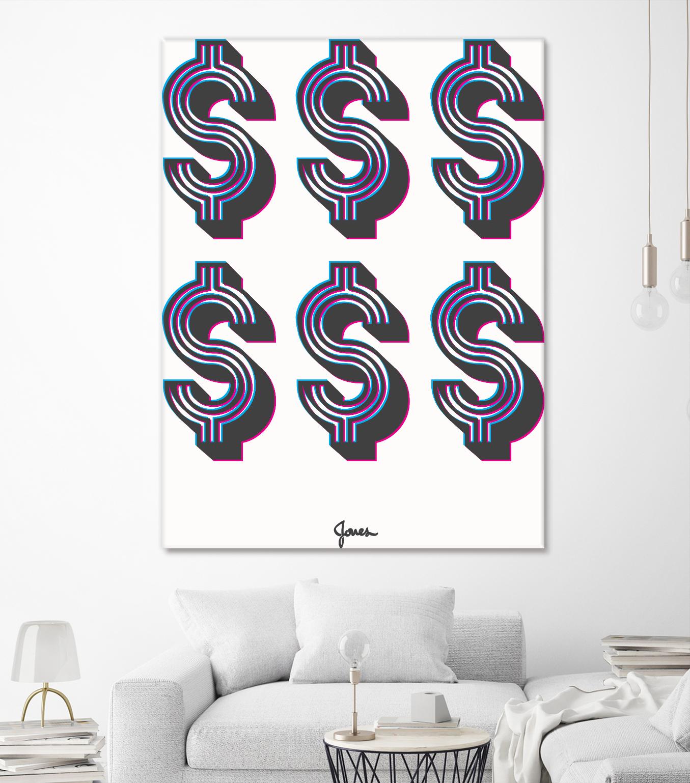 Money Money Money by Parker Jones on GIANT ART - white contemporary