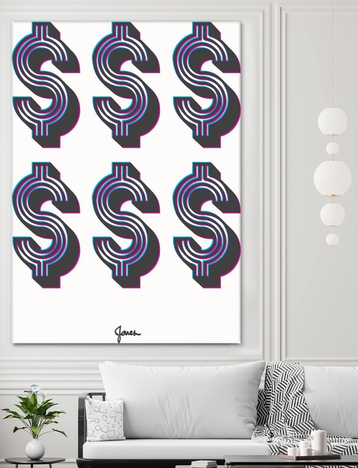 Money Money Money by Parker Jones on GIANT ART - white contemporary