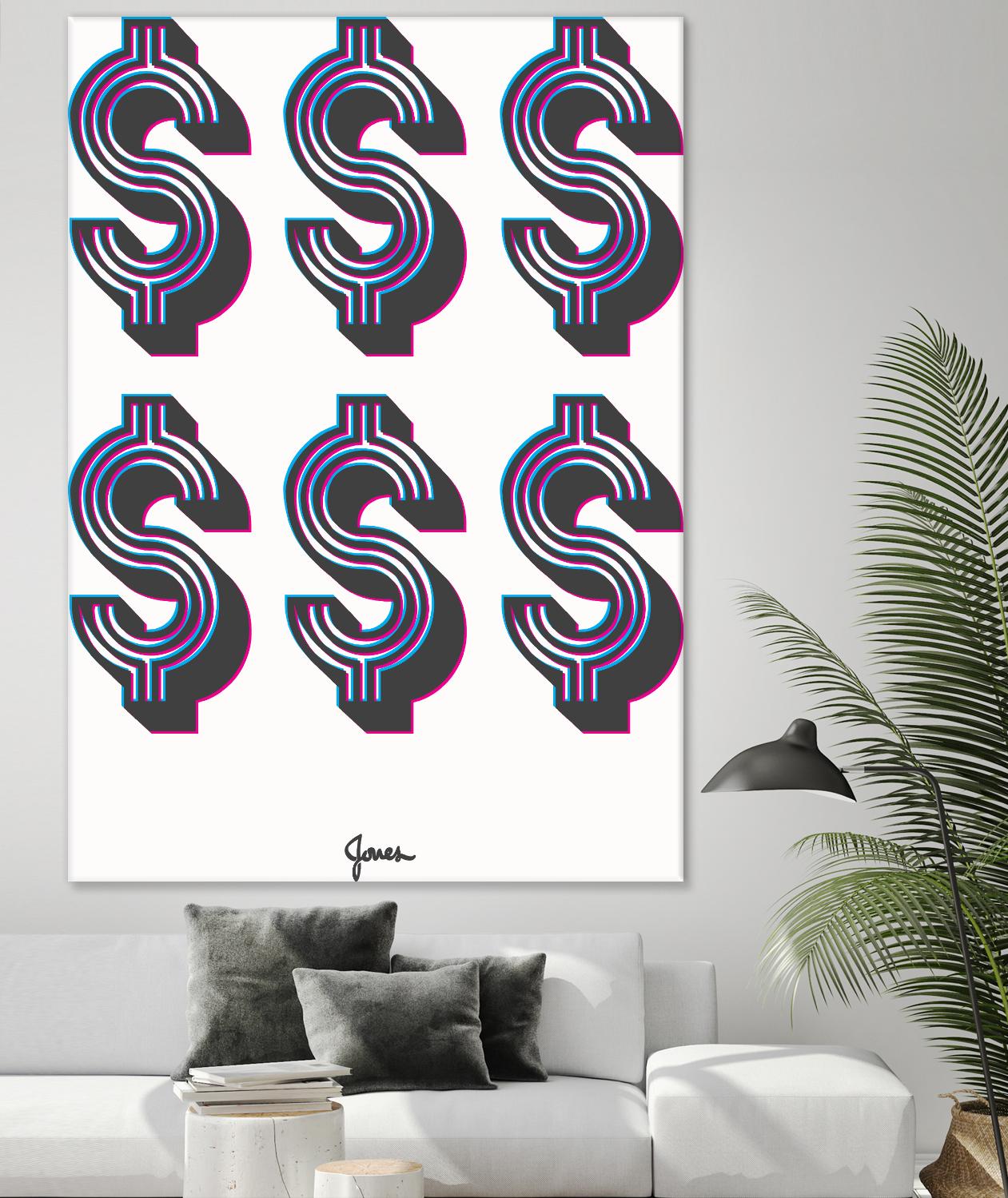 Money Money Money by Parker Jones on GIANT ART - white contemporary