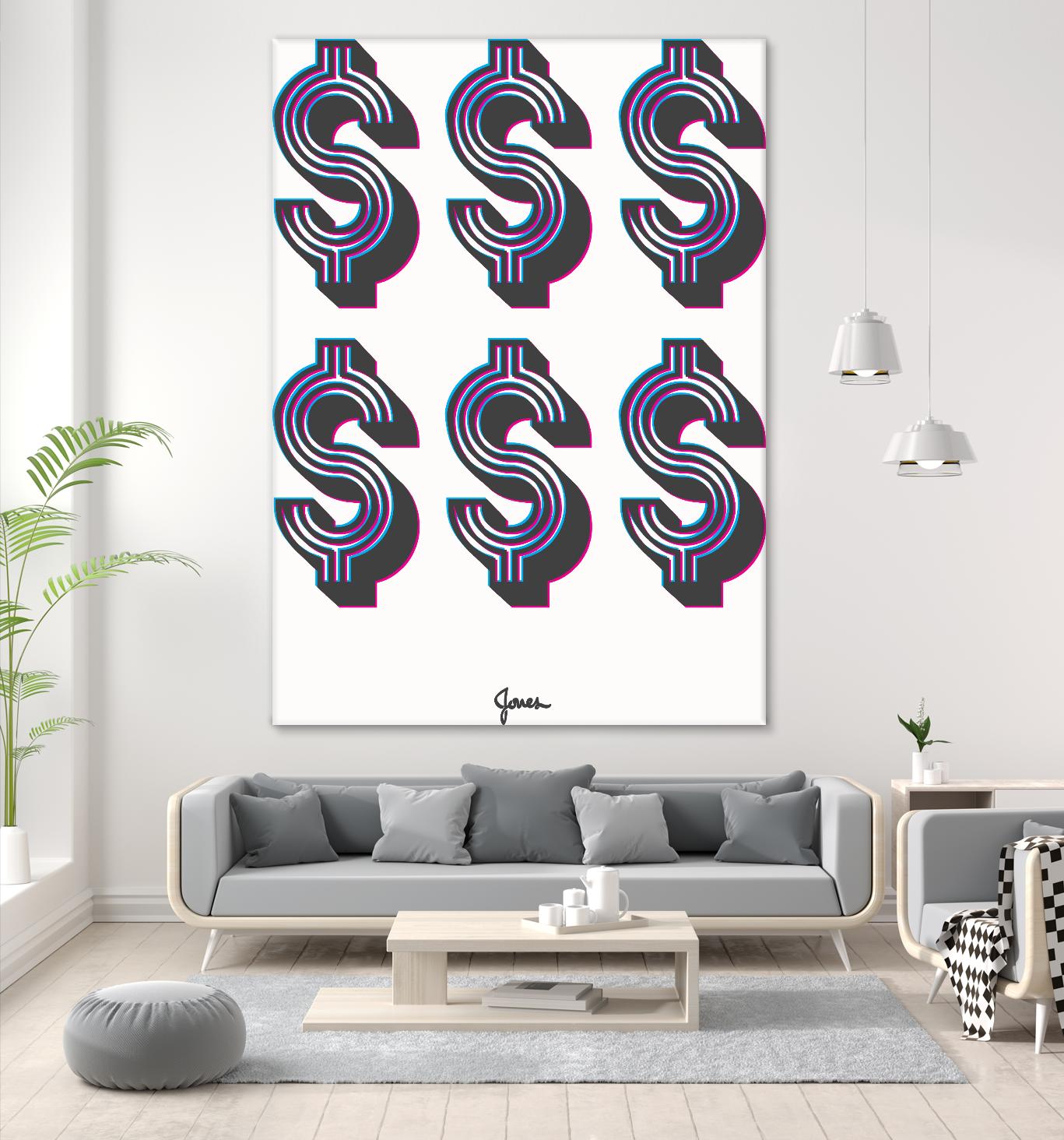 Money Money Money by Parker Jones on GIANT ART - white contemporary