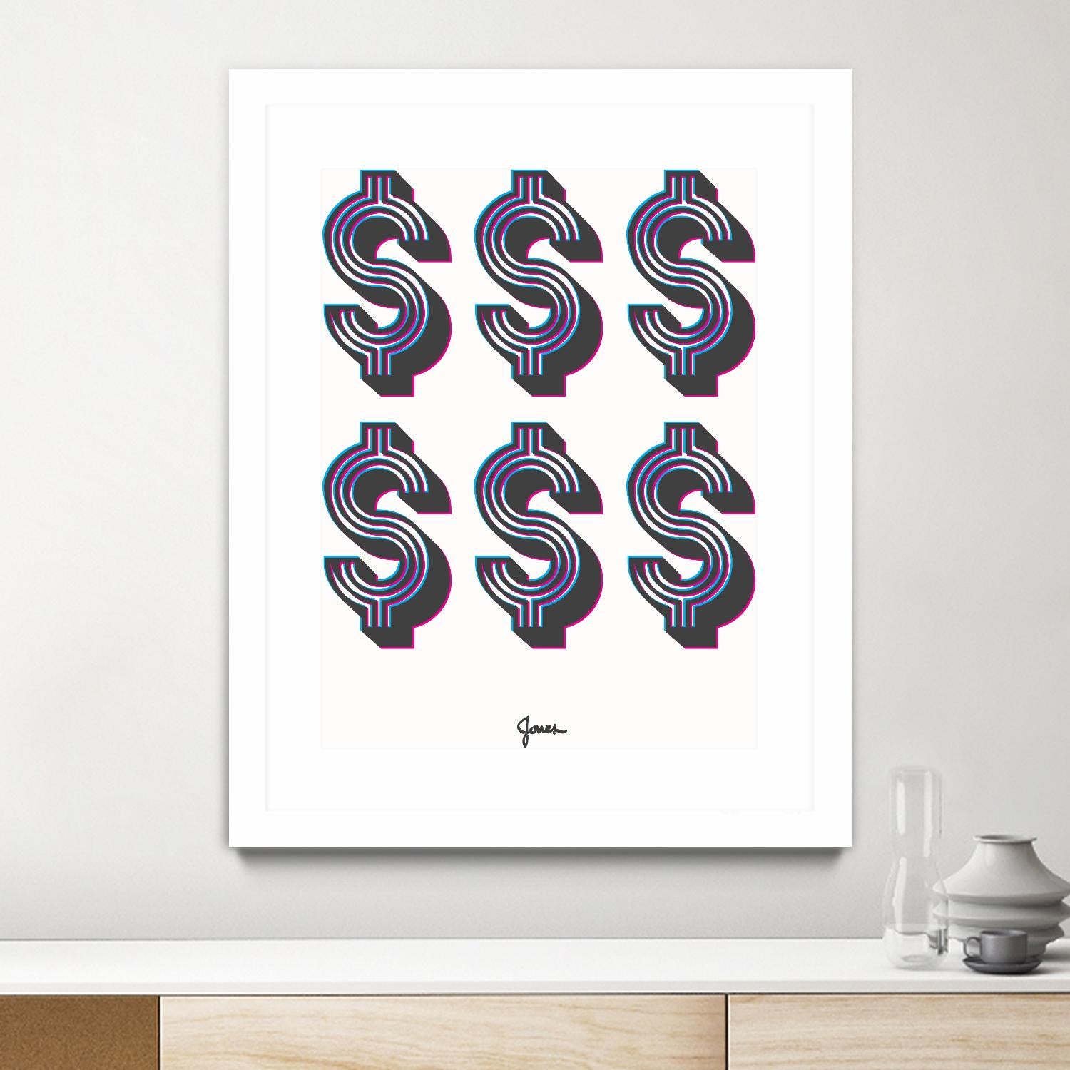 Money Money Money by Parker Jones on GIANT ART - white contemporary