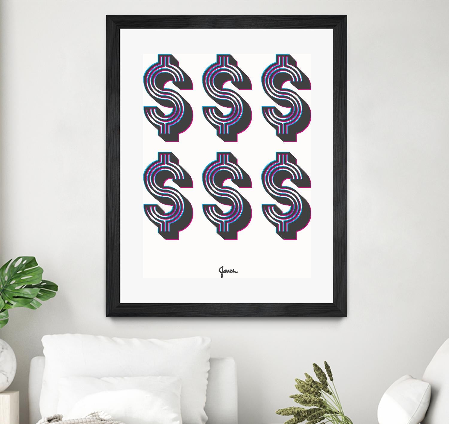 Money Money Money by Parker Jones on GIANT ART - white contemporary